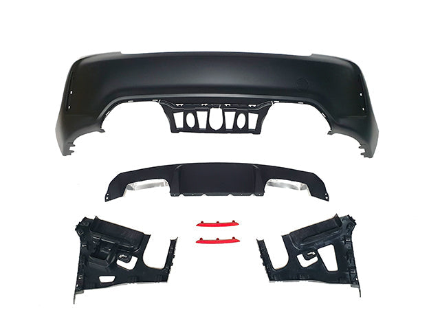2014-2018 BMW F22/F23 M2 Style Rear Bumper w/o PDC Holes