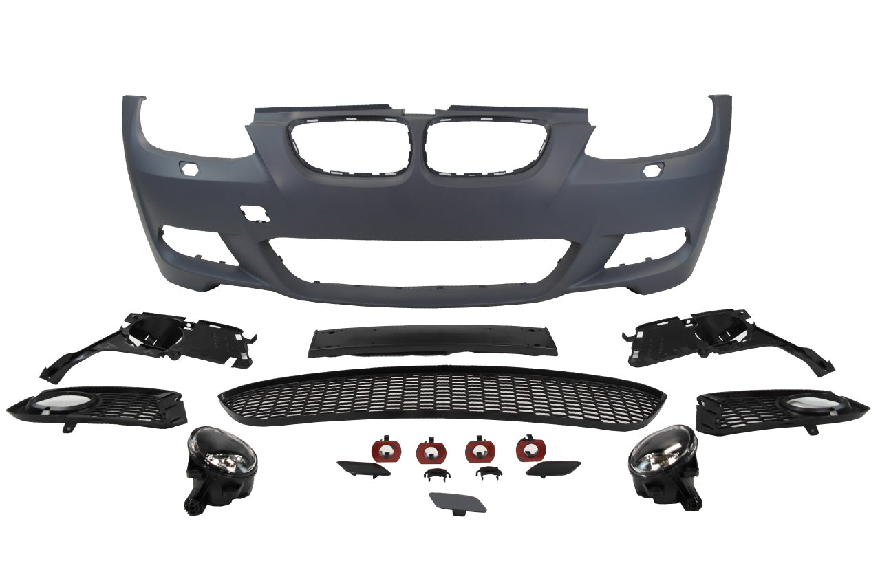 2007-2010 PRE-LCI, 2011-2013 LCI BMW E92, E93 M Sport Front Bumper W/ Fog Lamps