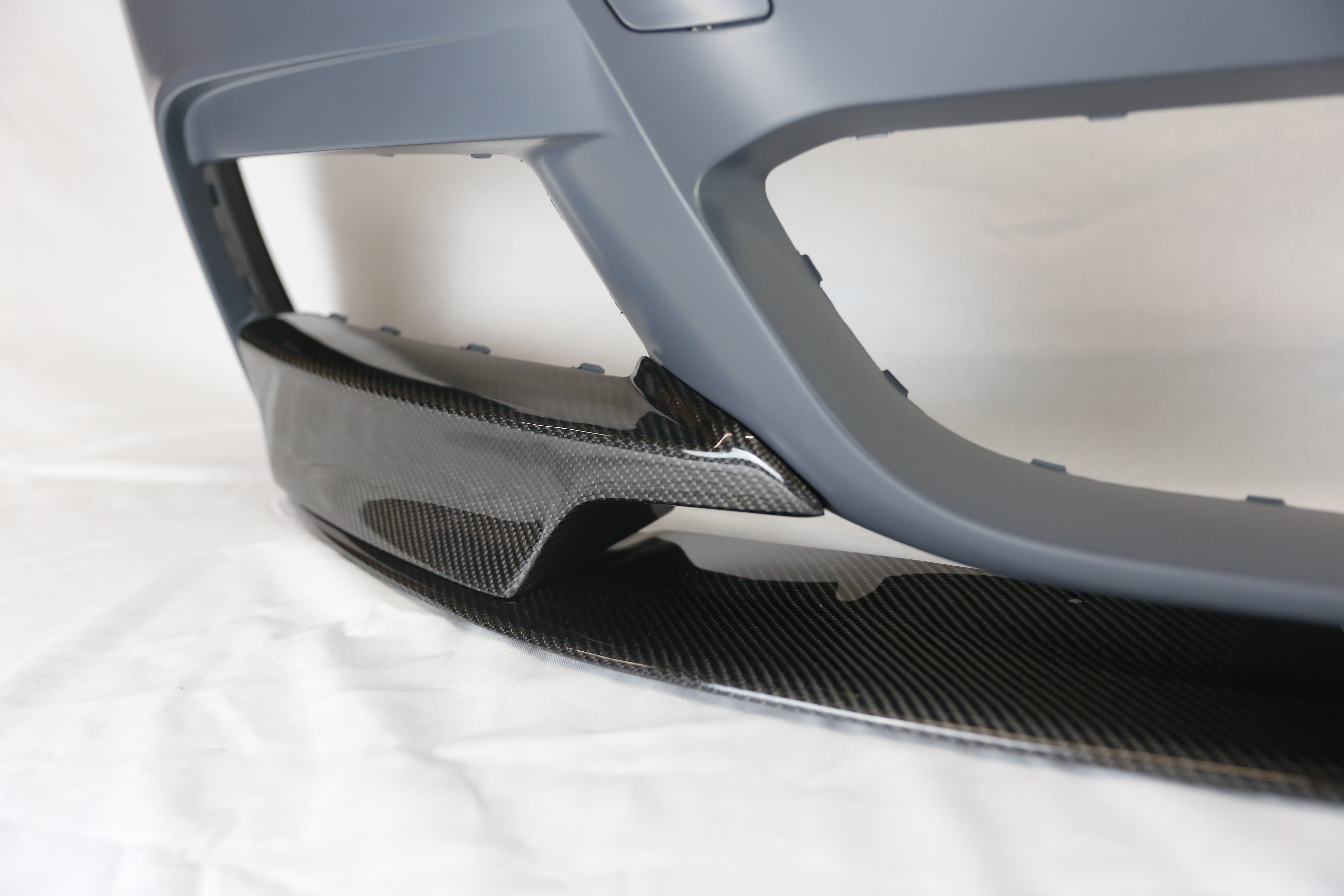 2012-2018 BMW F30 M-TECH Style Bumper + Carbon Front Lip