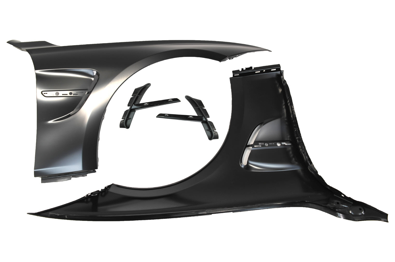 2012-2018 BMW F30 M3 Style Steel Fenders w/ Side Vent