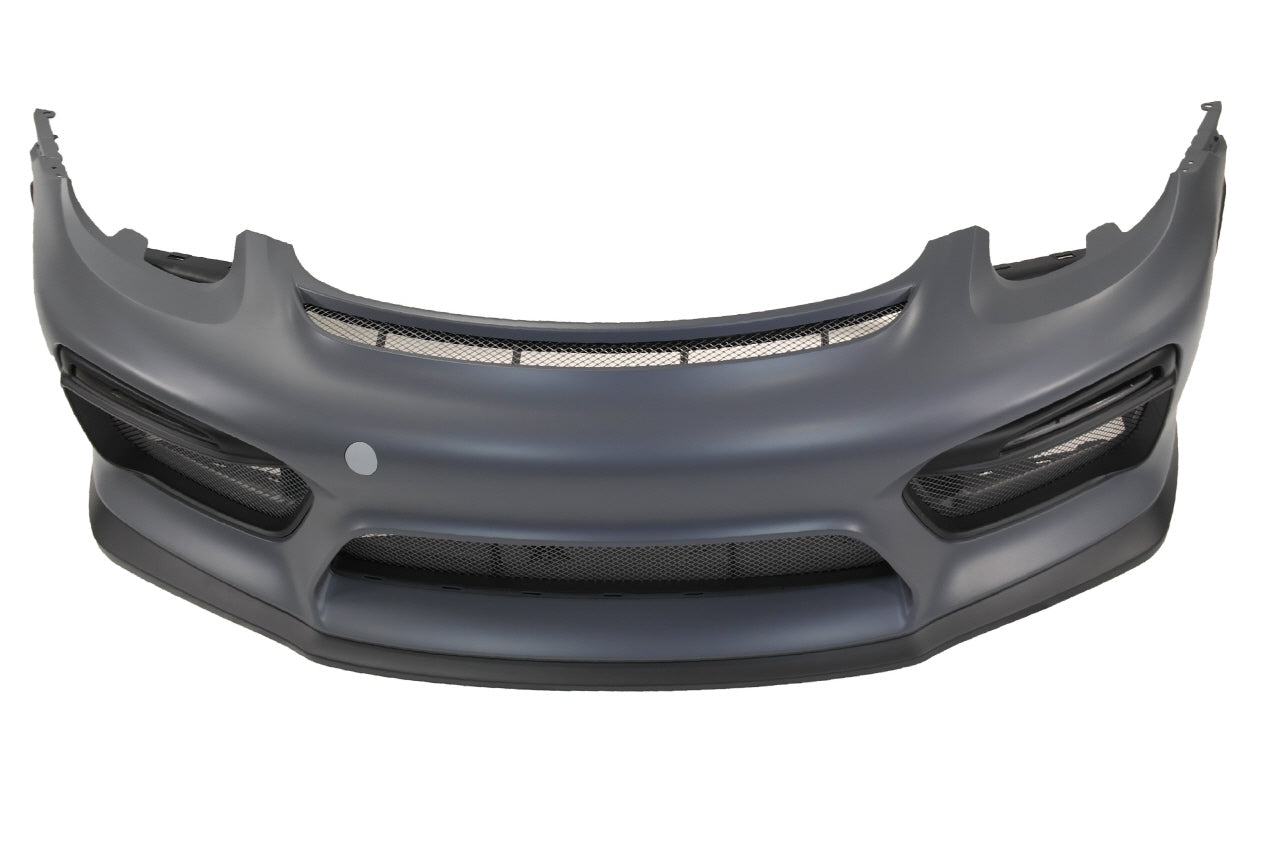 2013-2016 Porsche 981 Cayman Boxster, GT4 Style Front Bumper w/DRL w/o HL Washer WASHER