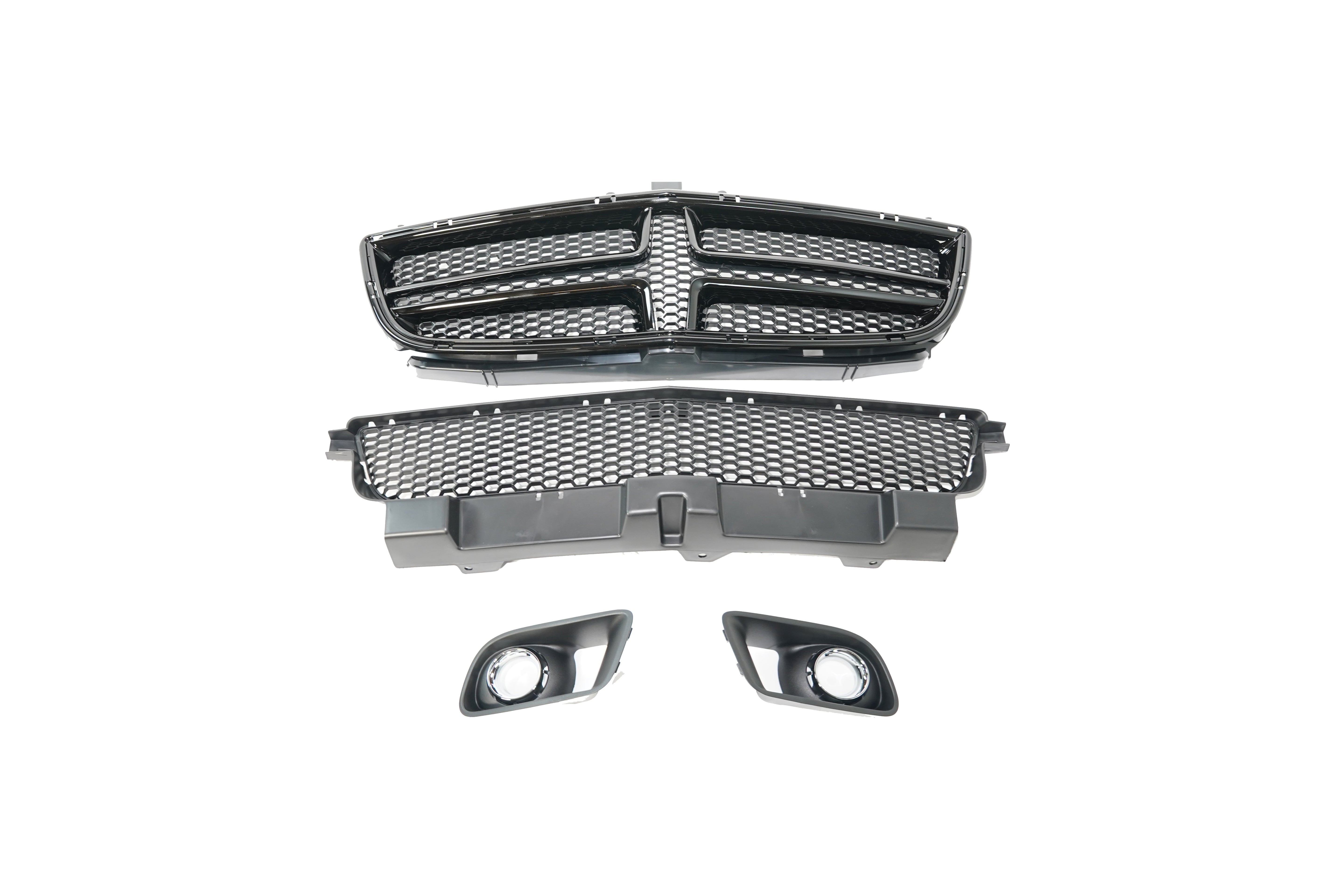 2011-2014 Dodge Charger, SRT-8 Style Front Bumper w/ Grill and Fog Cover