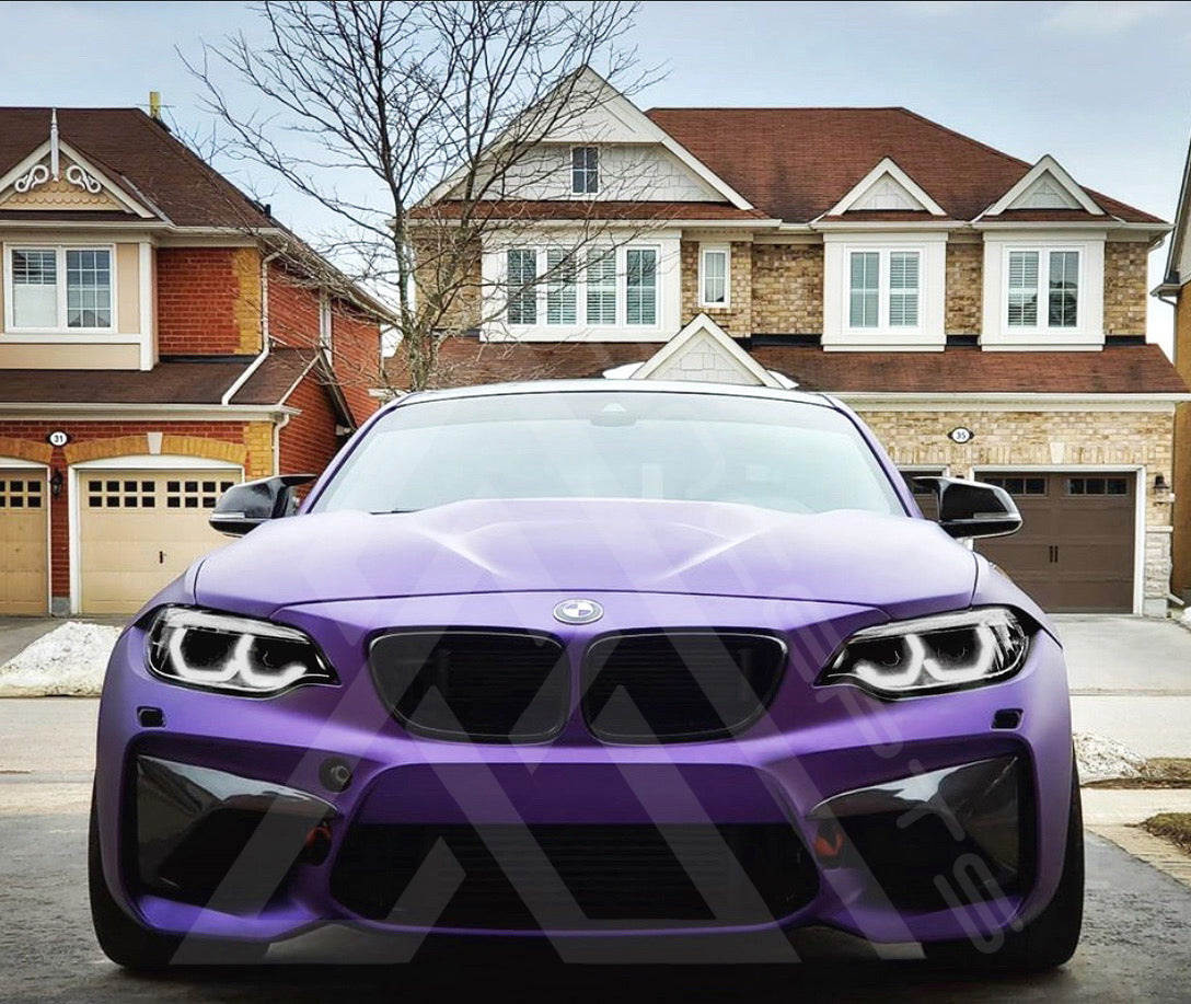 Carbon Fiber Front Fangs – BMW F87 M2 | Eterna Motorworks