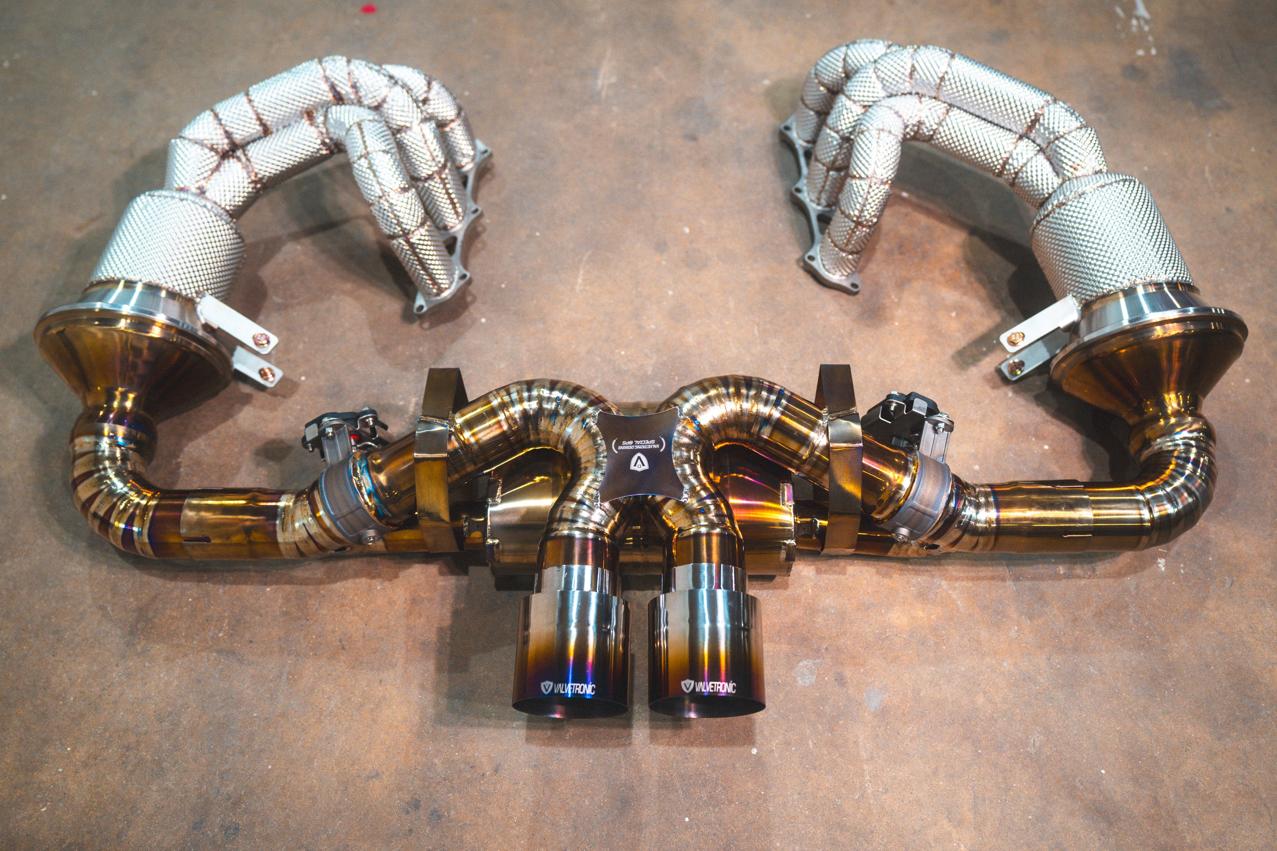 Valvetronic Valved Sport Exhaust System for Porsche 992 GT3/RS