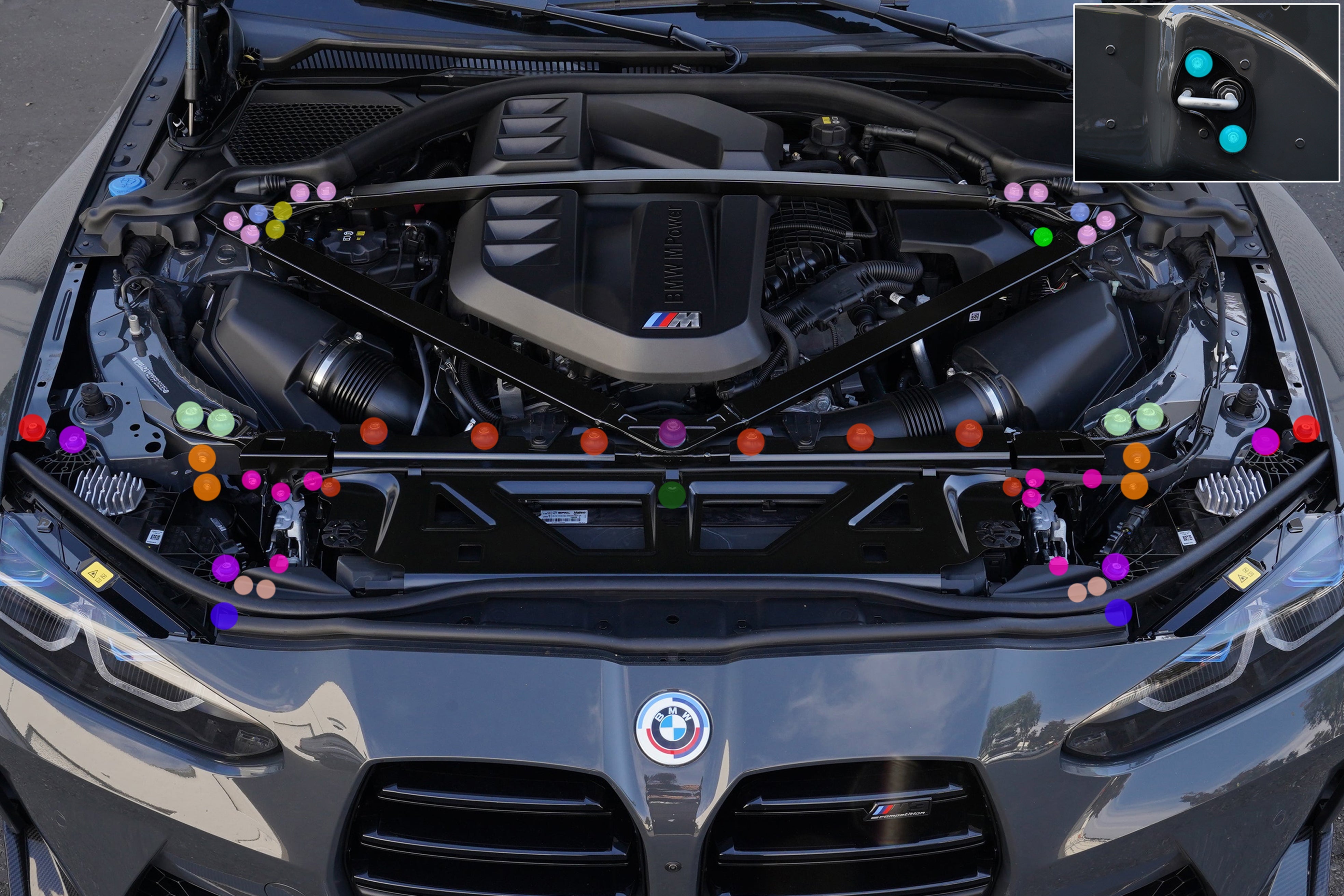 BMW G8X 2020+ M2/M3/M4 Deluxe Dress Up Hardware Kit (G80/G81/G82/G87)