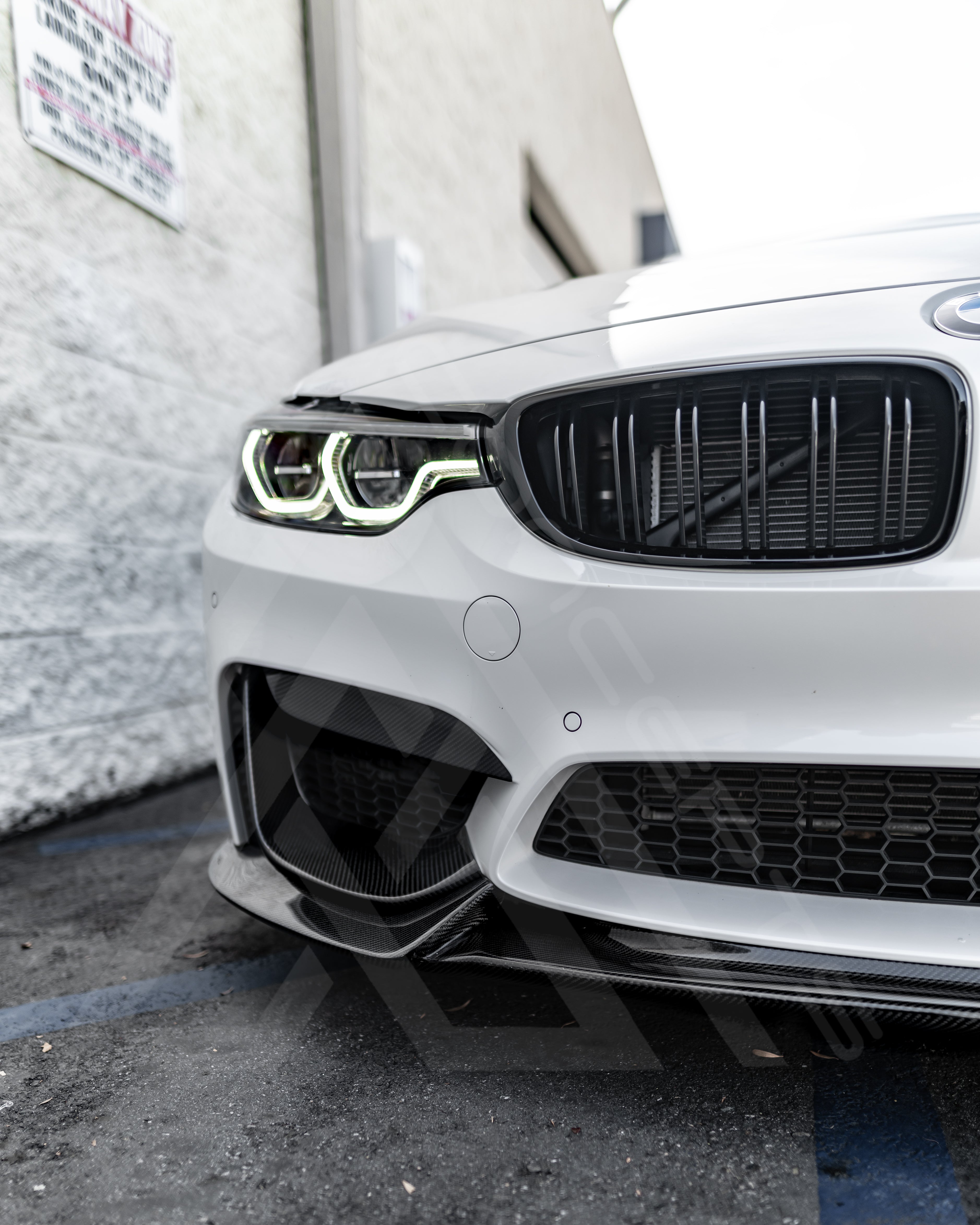 Varis-Style Carbon Fiber Front Lip – BMW F80 M3 / F82 F83 M4 | Eterna Motorworks