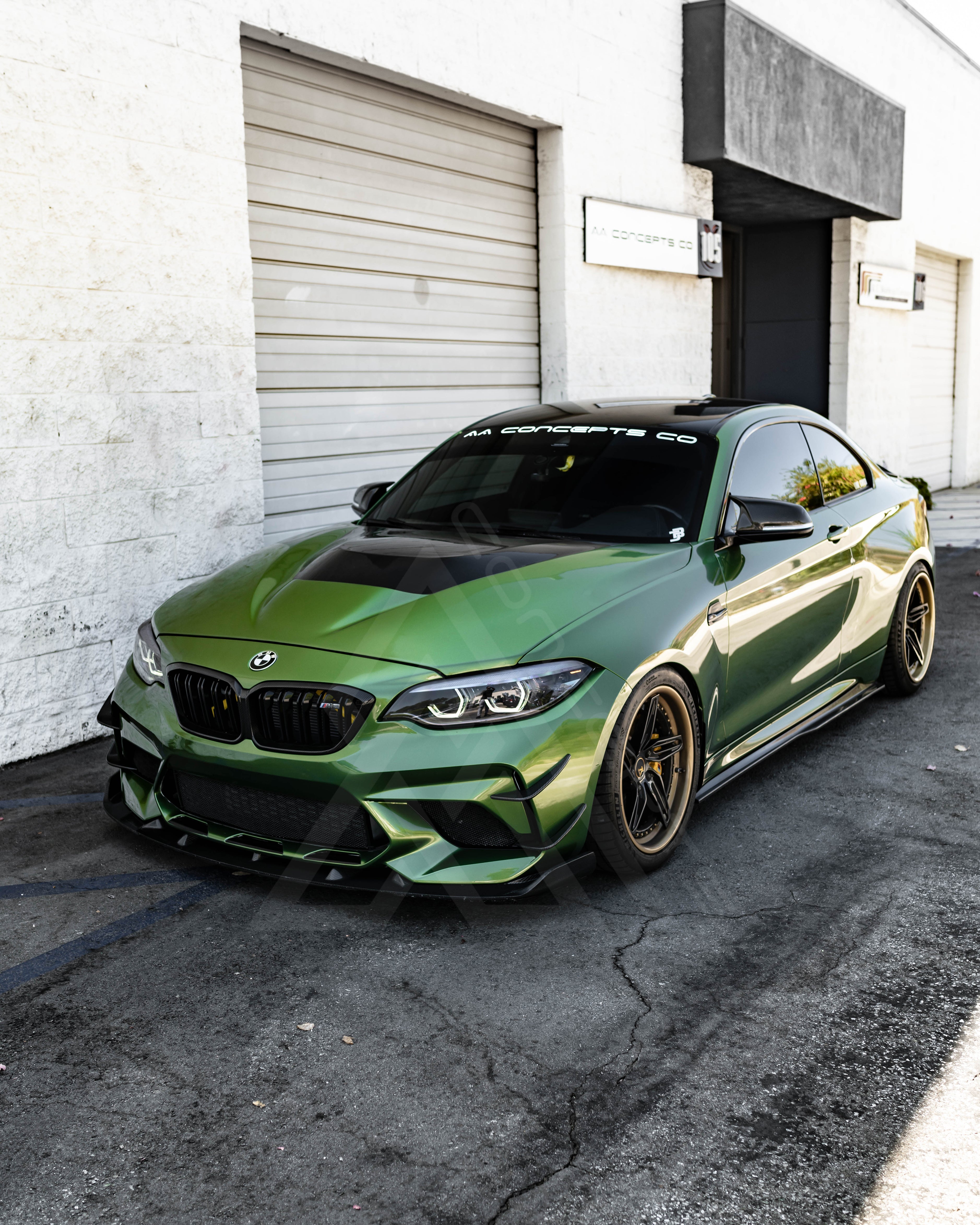 3D Style Carbon Fiber Front Lip – BMW F87 M2 Competition | Eterna Motorworks