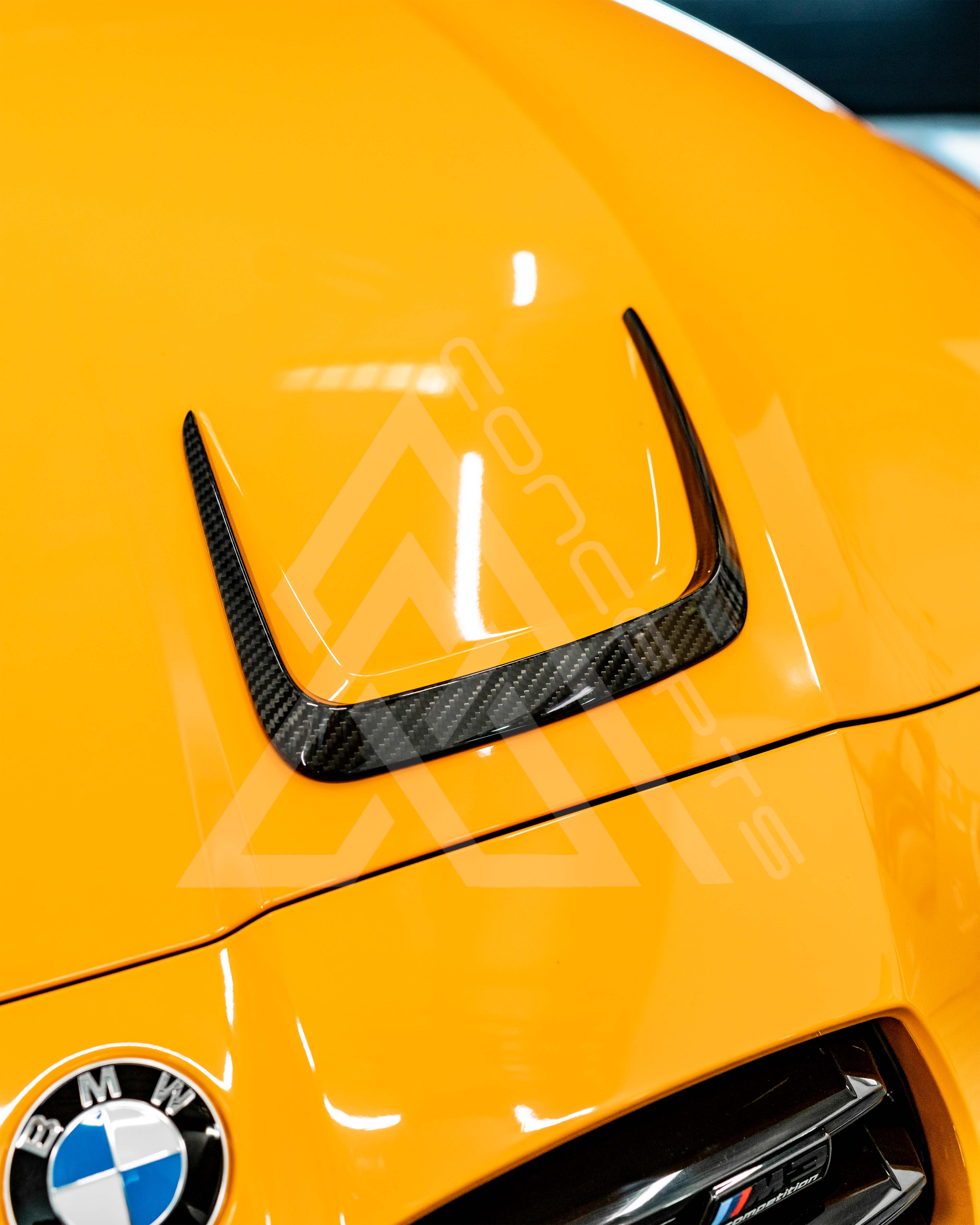 Carbon Fiber Hood Vent Trims – BMW G80 M3 / G82 M4 | Eterna Motorworks