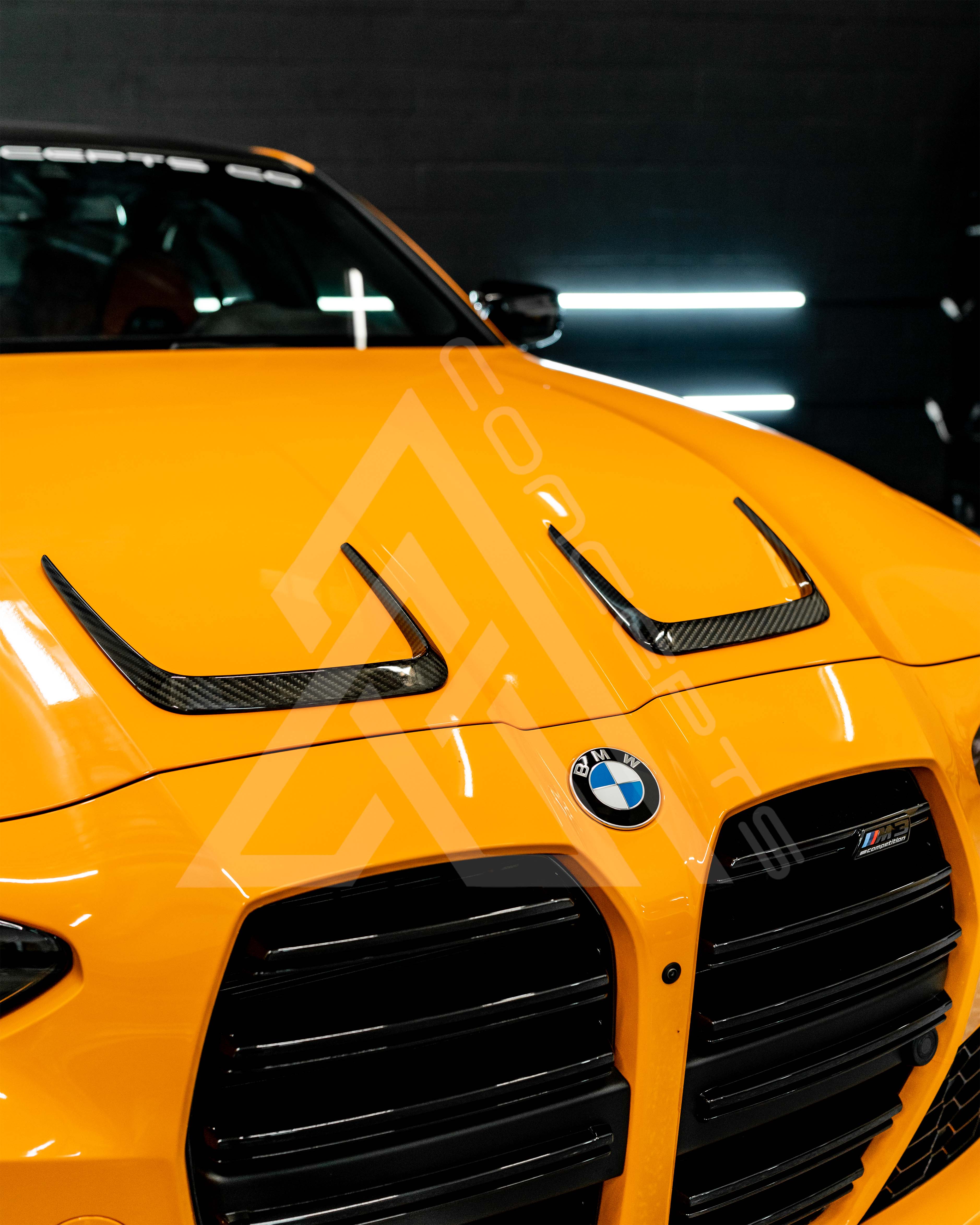 Carbon Fiber Hood Vent Trims – BMW G80 M3 / G82 M4 | Eterna Motorworks