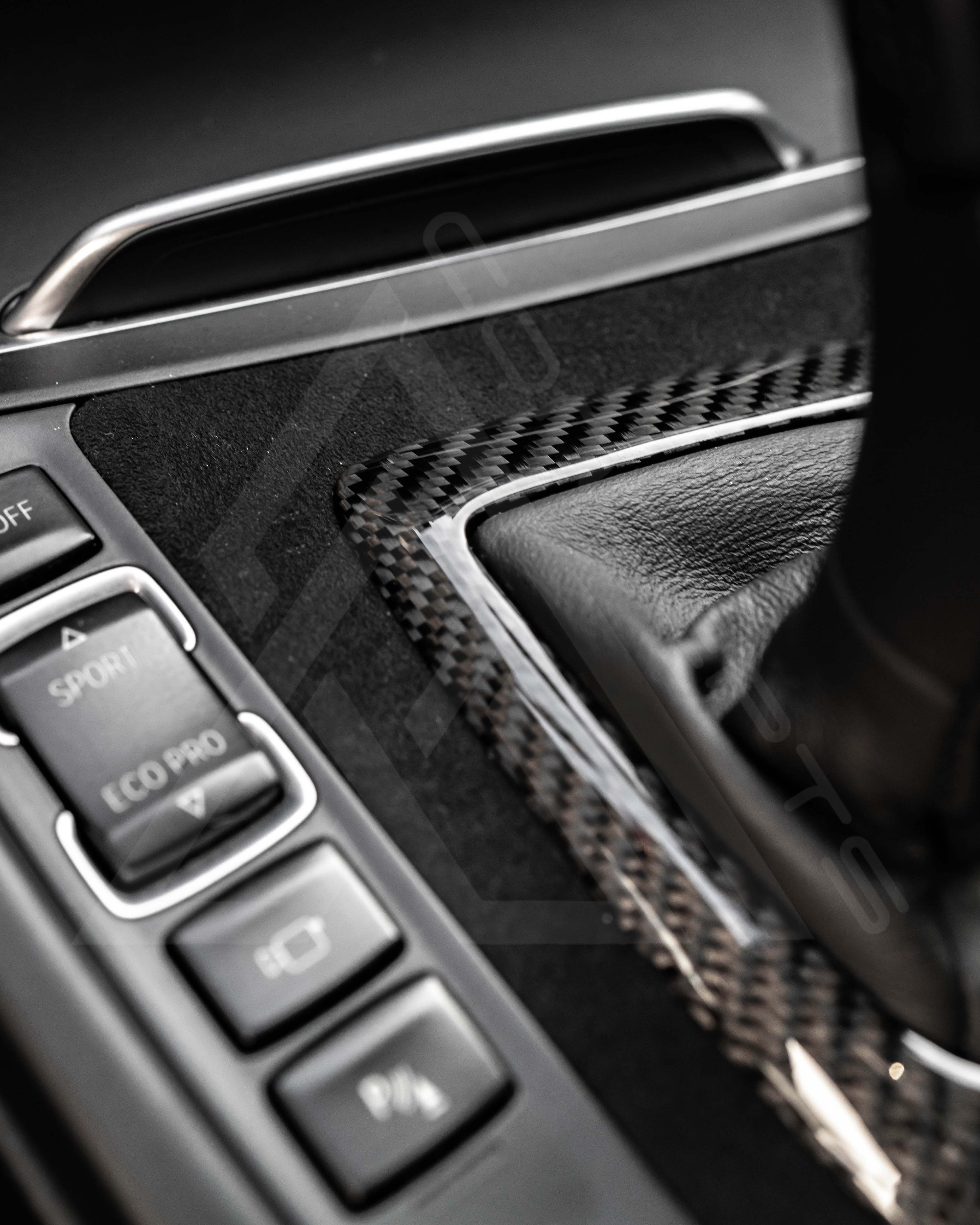 Alcantara Shift Console Trim – BMW F30 / F31 3 Series F32 / F33 / F36 4 Series | Eterna Motorworks