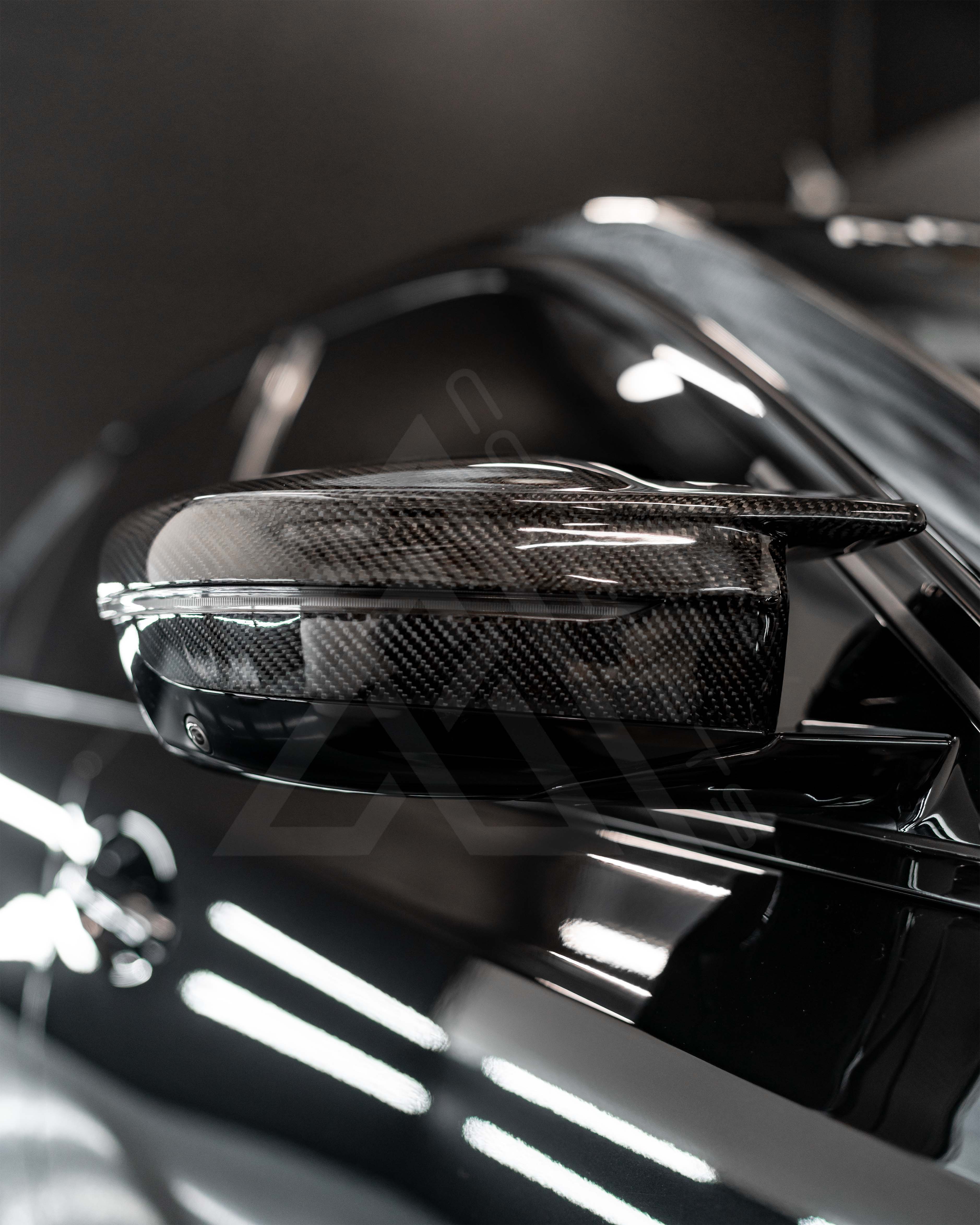 Carbon Fiber Mirror Caps – BMW G80 M3 / G82 M4 / G83 M4 Convertible | Eterna Motorworks
