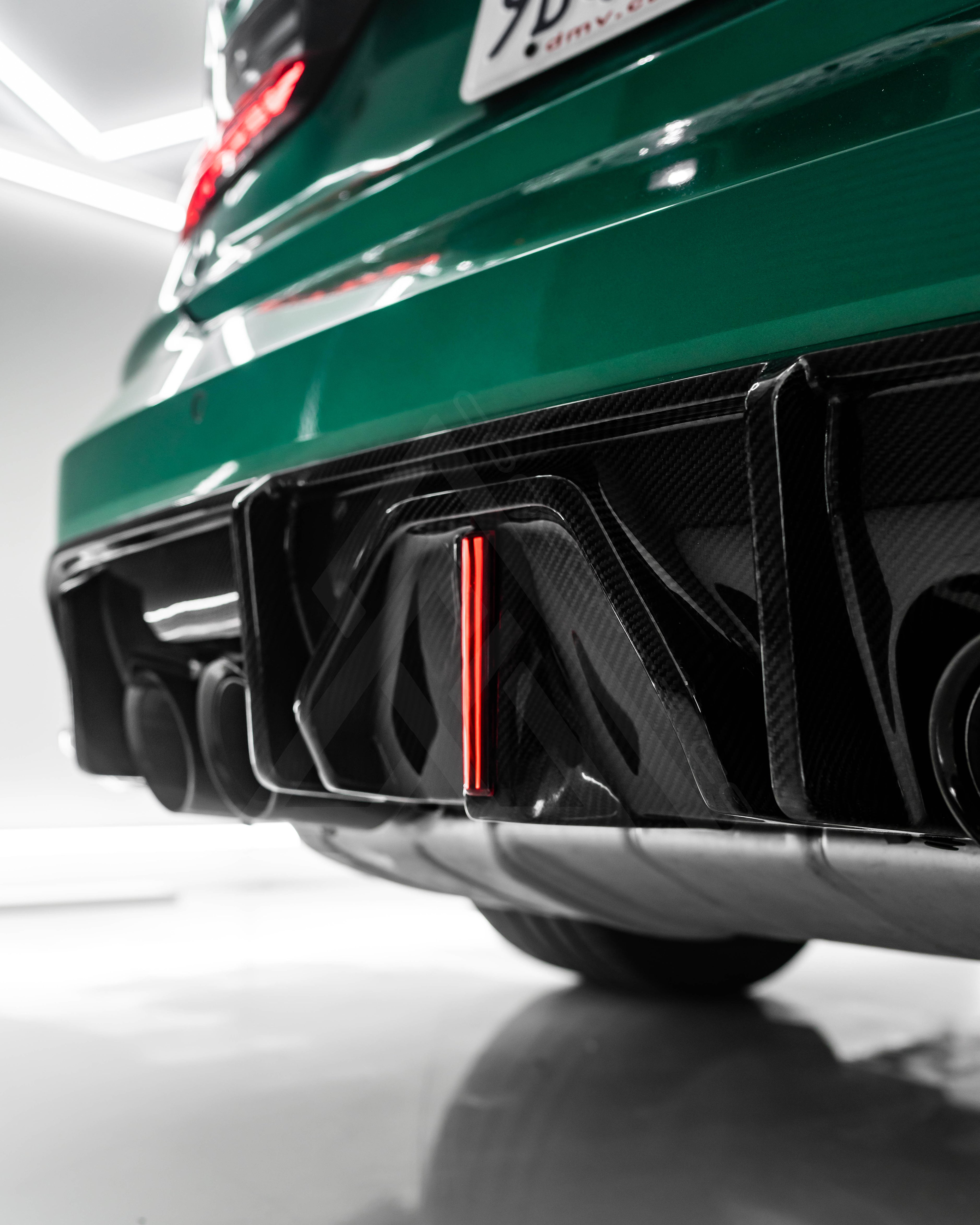 Carbon Fiber LED Rear Diffuser – BMW G80 M3 / G82 G83 M4 | Eterna Motorworks