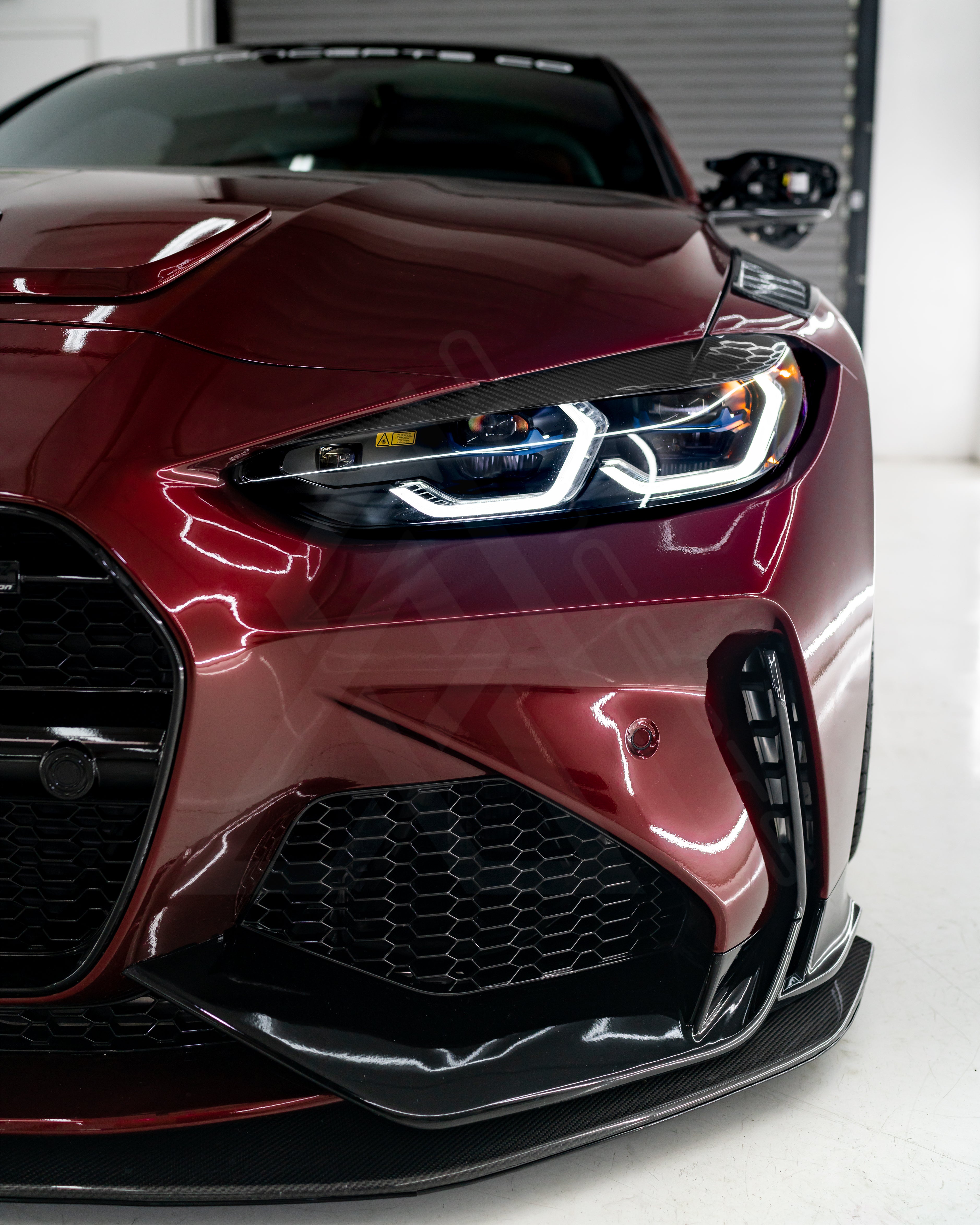 Carbon Fiber Headlight Covers – BMW G80 M3 / G82 G83 M4 | Eterna Motorworks