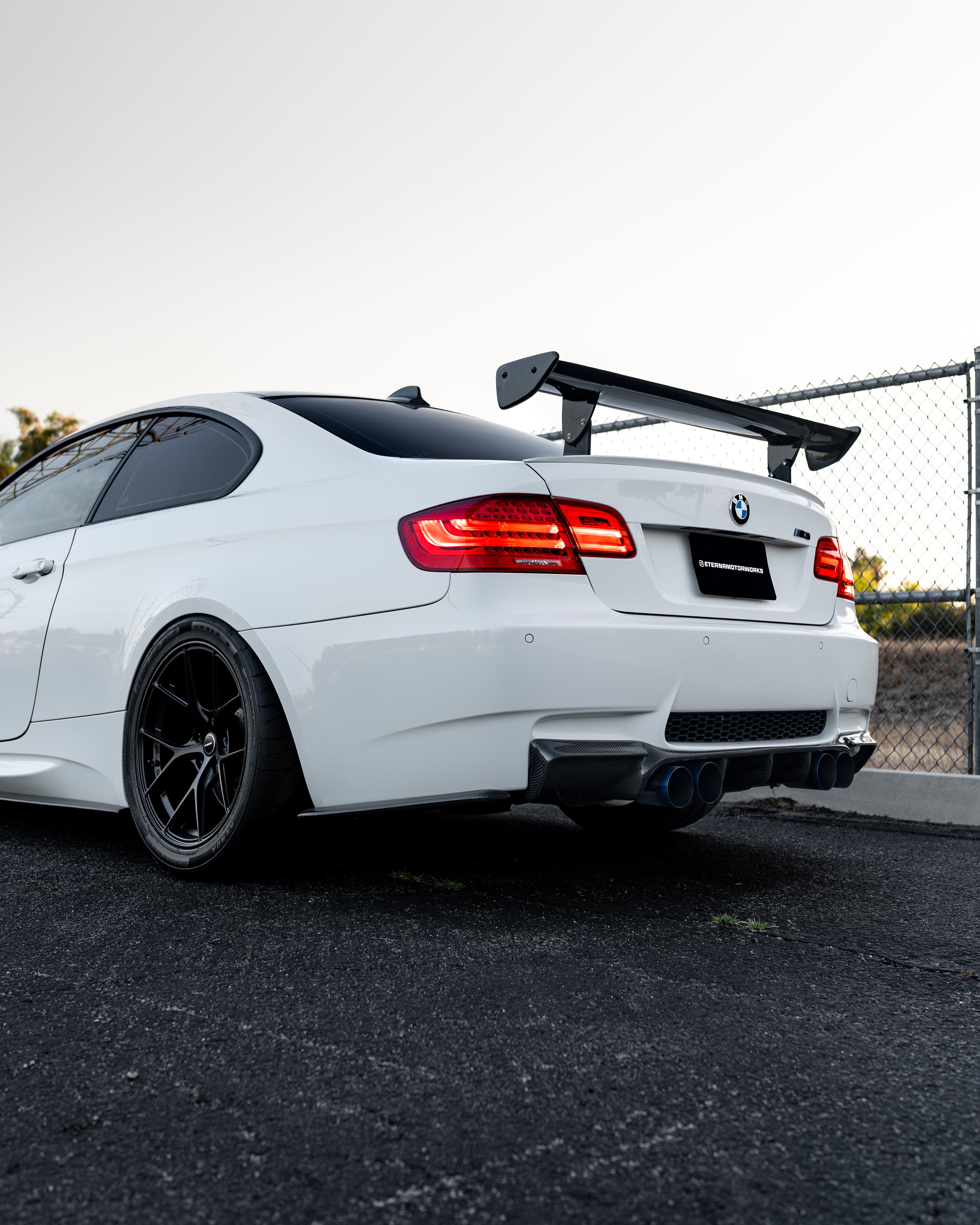 V-Style Carbon Fiber Rear Diffuser – BMW E92 / E93 M3