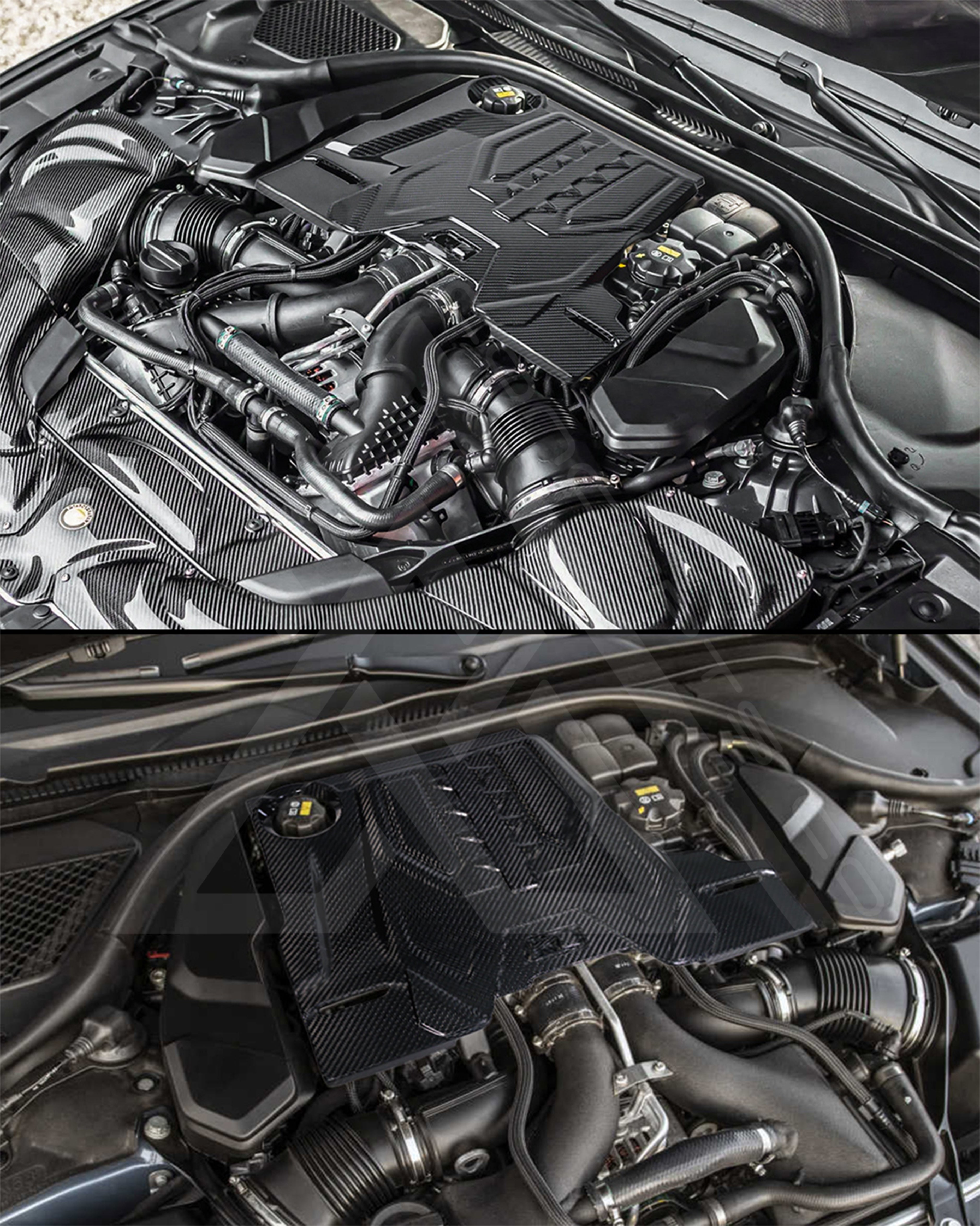 Carbon Fiber Engine Bay Cover – BMW F90 M5 | Eterna Motorworks