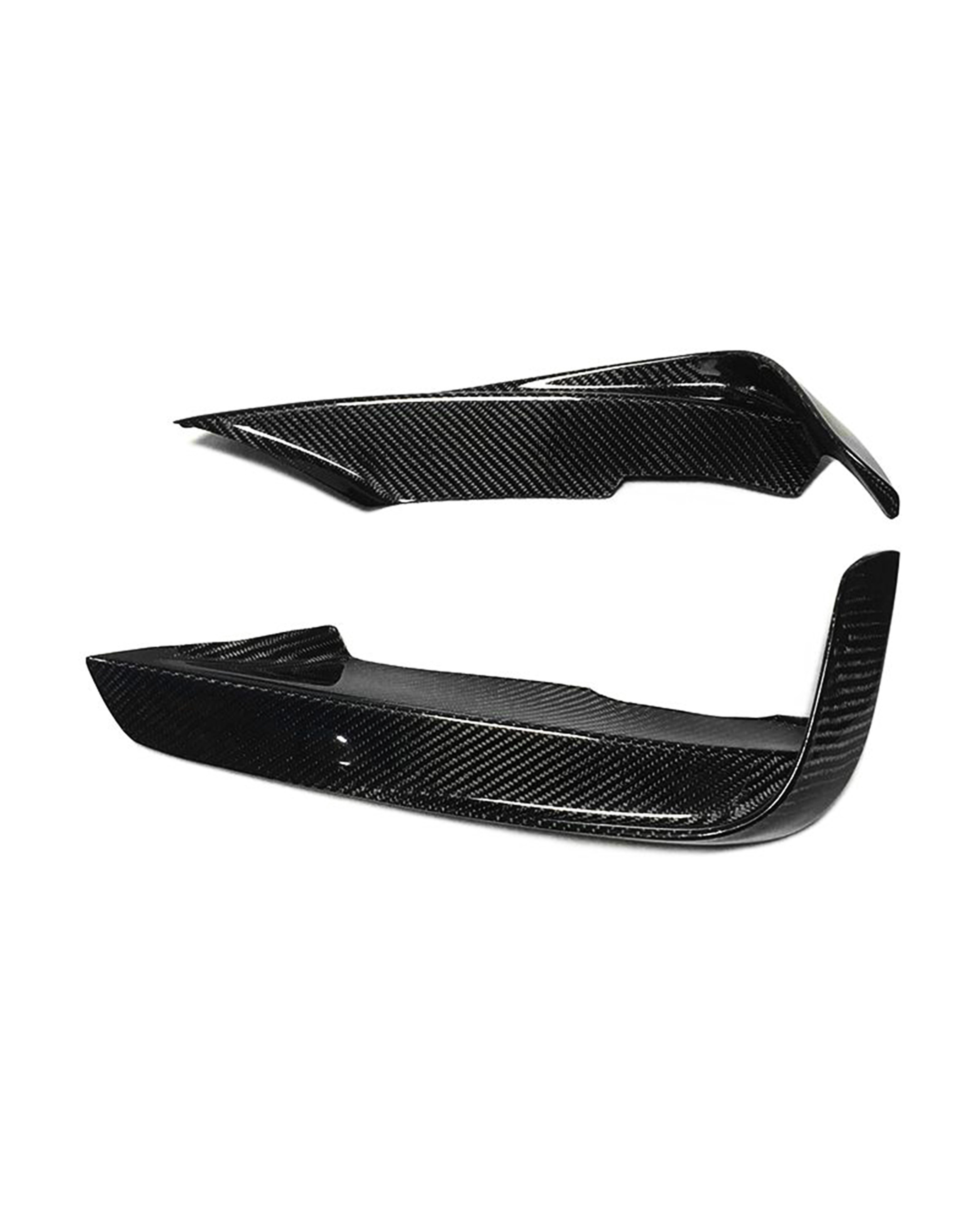 Carbon Fiber Front Fangs – BMW F30 3 Series | Eterna Motorworks