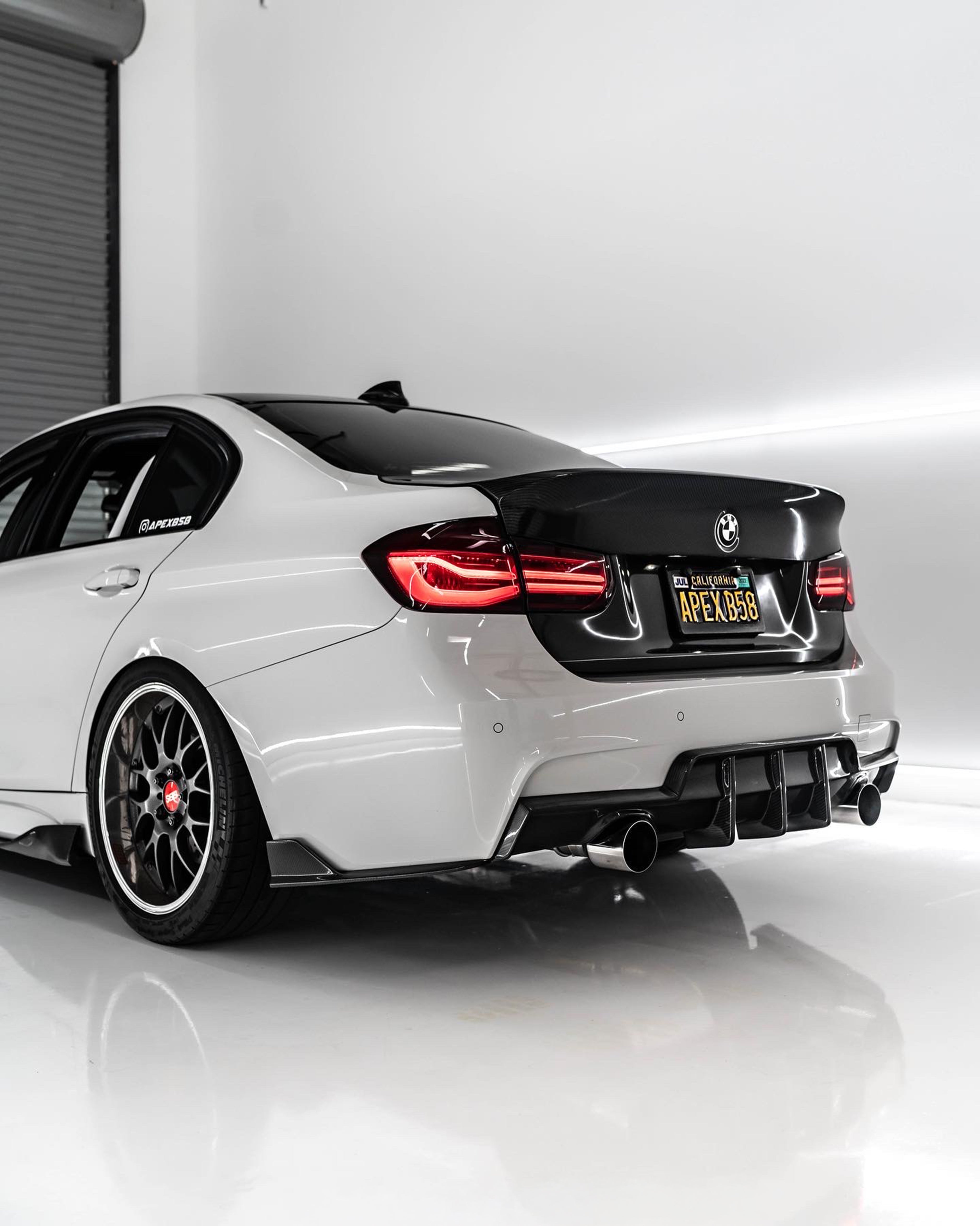 Signature Series Carbon Fiber Rear Diffuser – BMW F30 3 Series