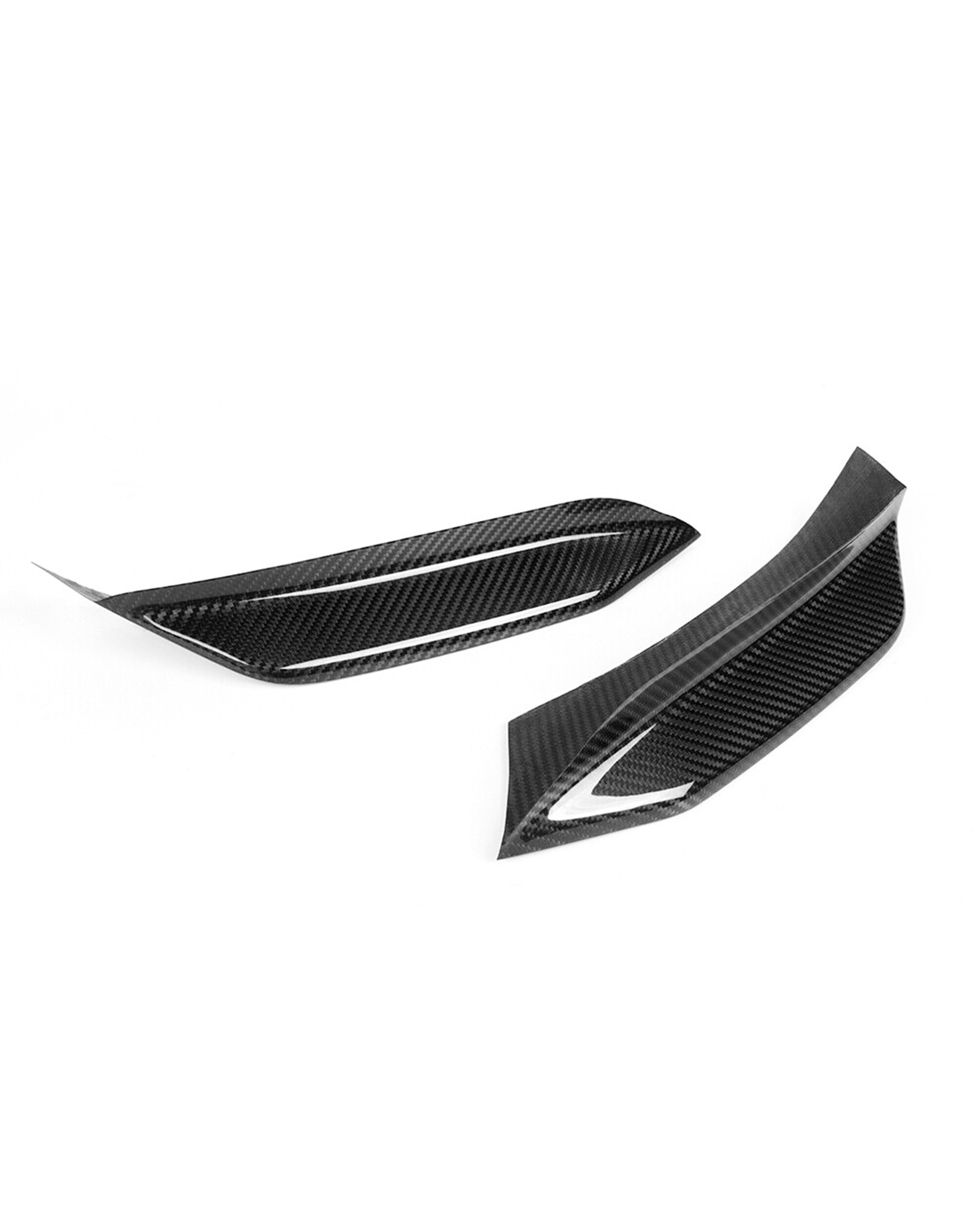 V2 Carbon Fiber Front Upper Splitters – BMW F80 M3 / F82 F83 M4 | Eterna Motorworks