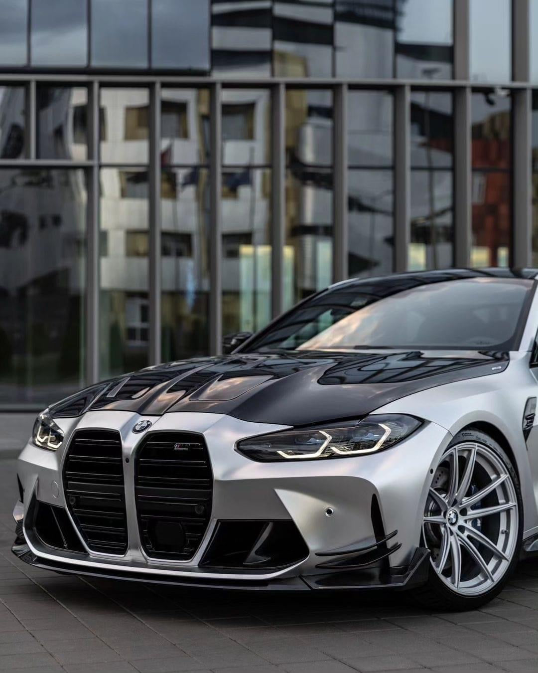 AC Style Dry Carbon Fiber Canards – BMW G80 M3 / G82 M4