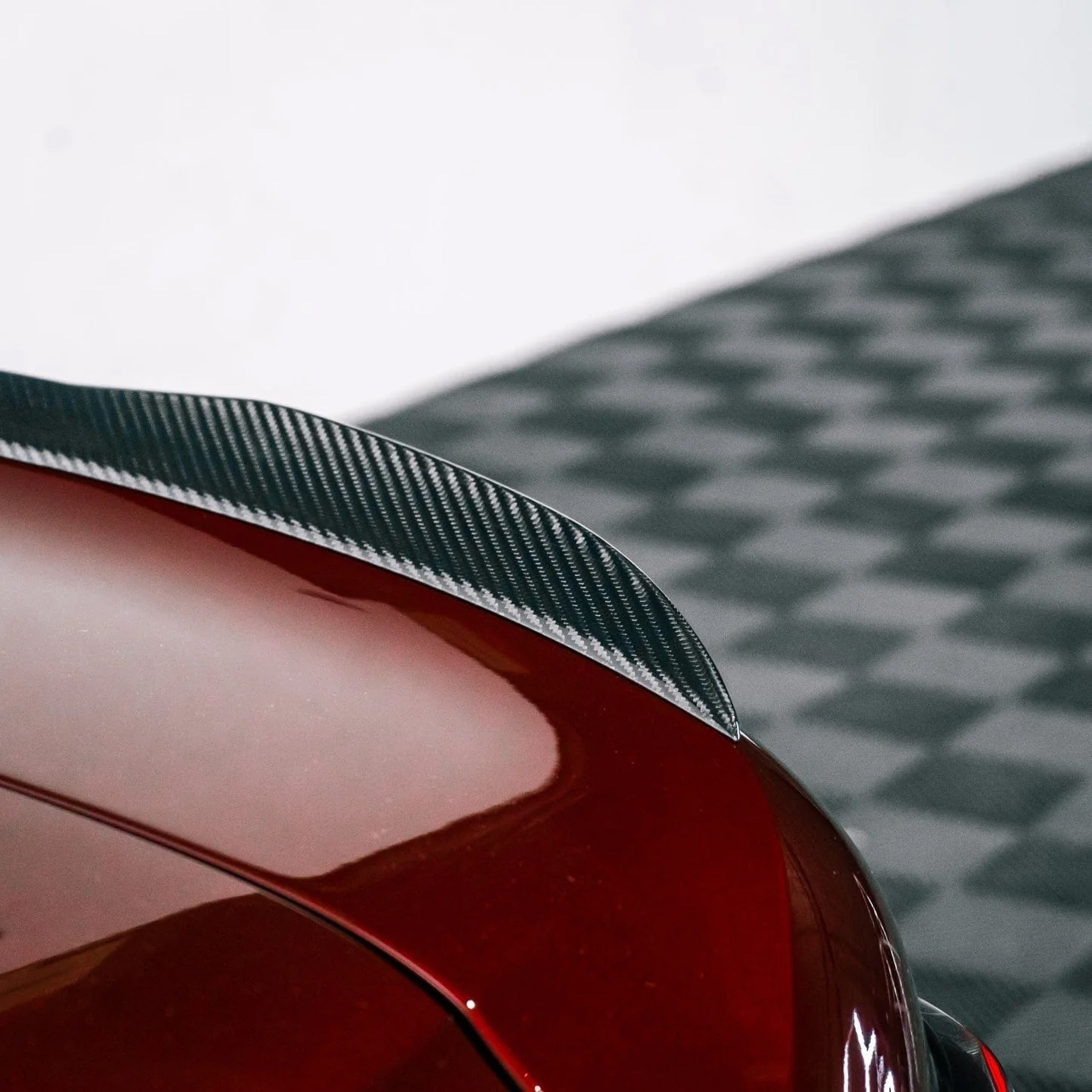 Carbon Fiber V Style Trunk Spoiler - BMW G83 M4 Convertible