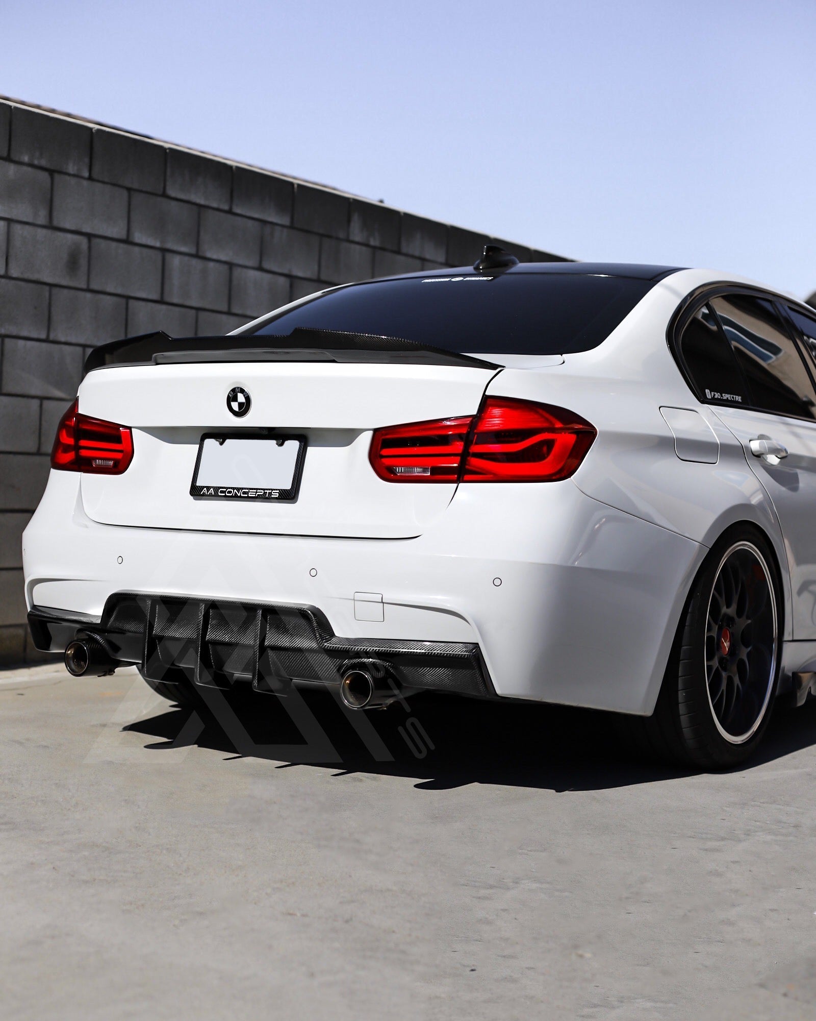 Signature Series Carbon Fiber Rear Diffuser – BMW F30 3 Series | Eterna Motorworks