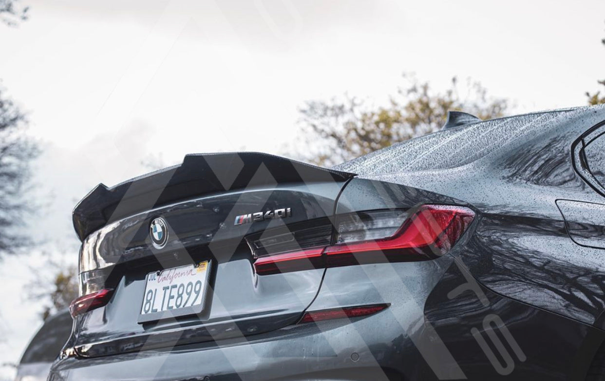 High Kick Carbon Fiber Trunk Lip – BMW G20 / G80 M3 | Eterna Motorworks