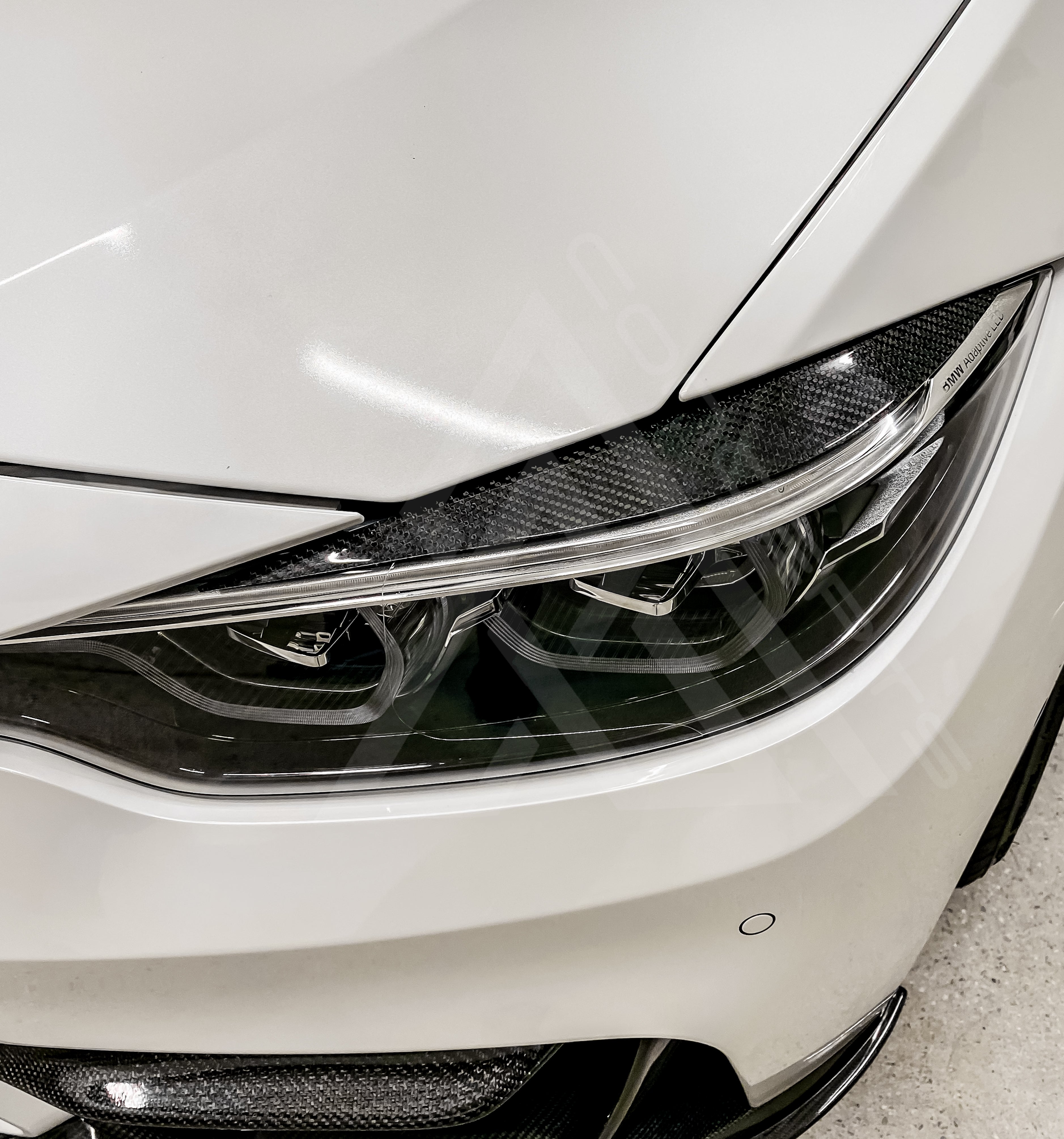 Carbon Fiber Headlight Covers – BMW F80 M3 / F82 F83 M4 | Eterna Motorworks