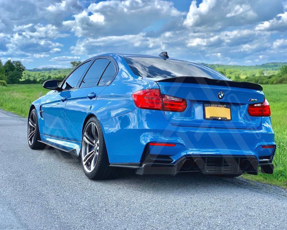Carbon Fiber Winglet Side Skirts – Universal BMW Fitment | Eterna Motorworks