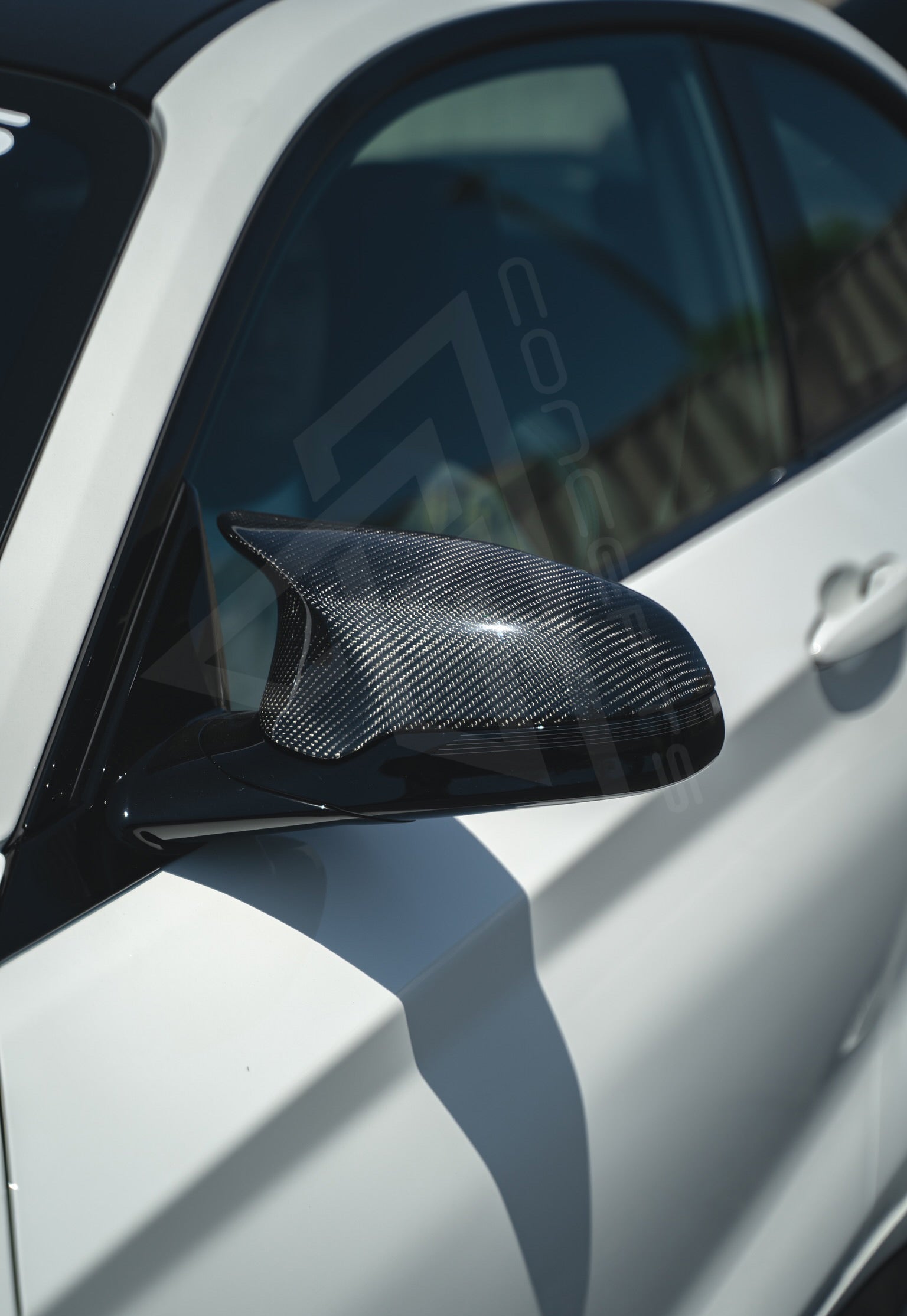 Dry Carbon Fiber Replacement Mirror Caps – BMW F80 M3 / F82 M4 / F87 M2C | Eterna Motorworks
