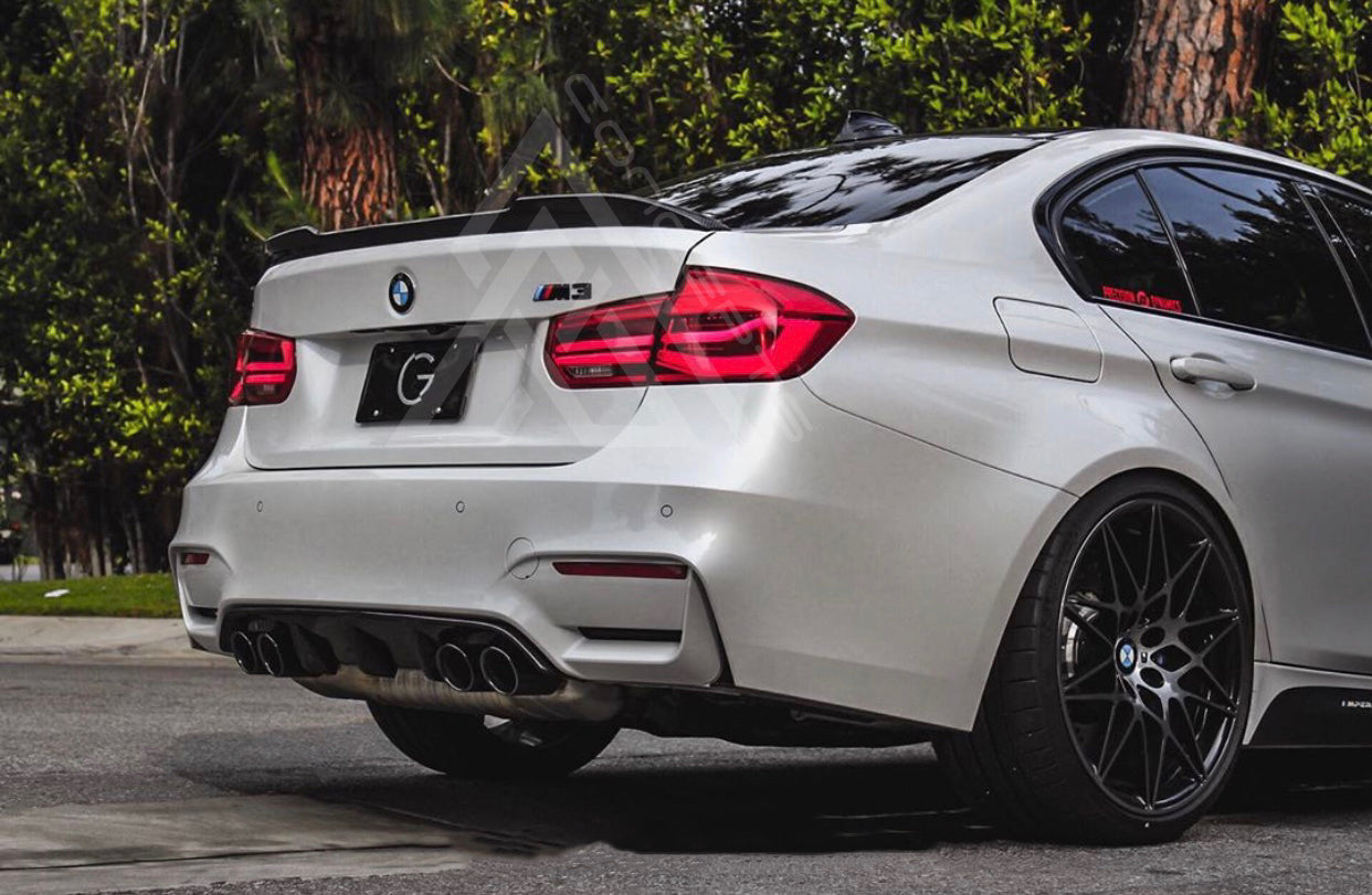 CS Style Carbon Fiber Trunk Lip – BMW F80 M3 / F30 3 Series | Eterna Motorworks