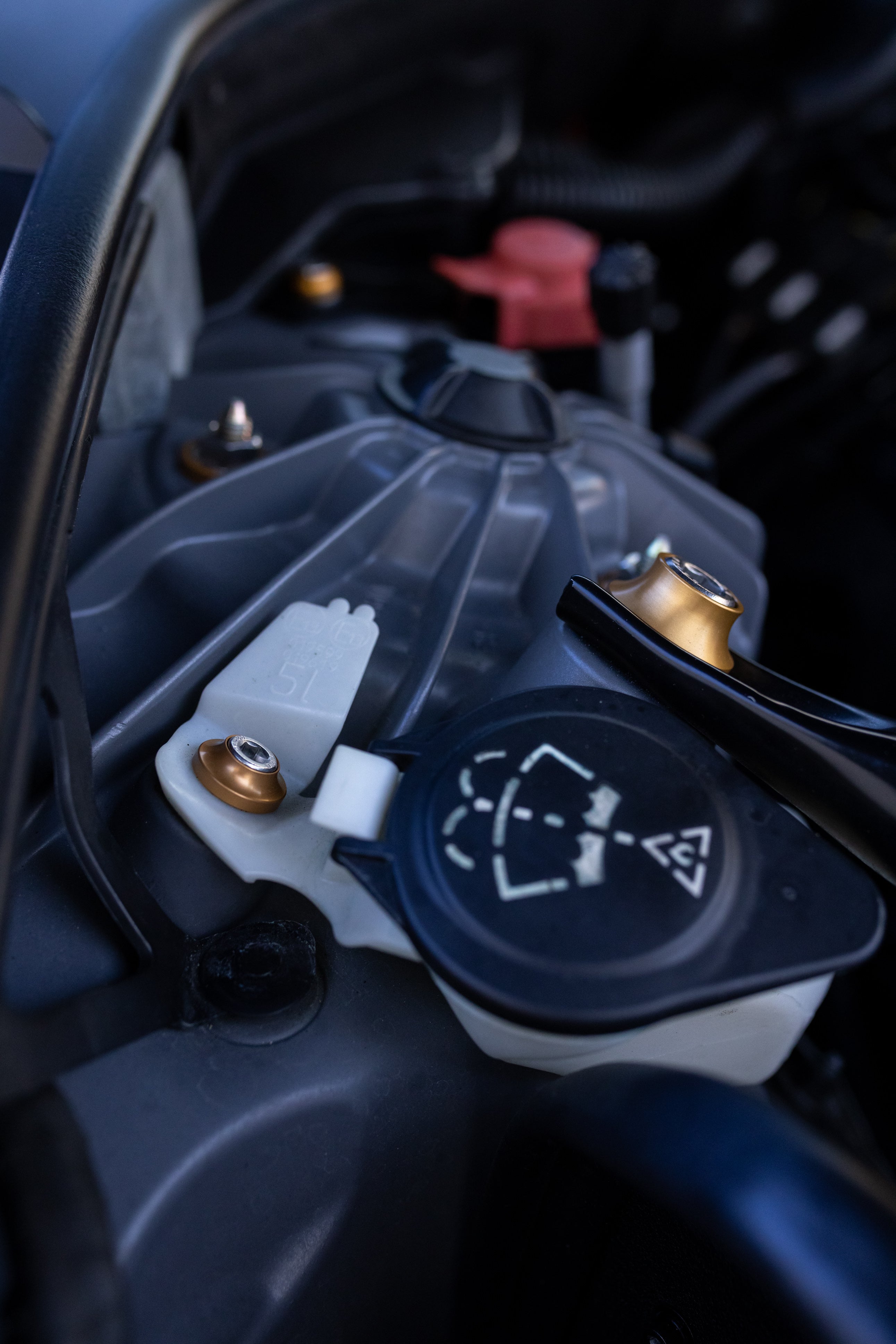 Titanium BMW F10 2010-2016 Billet Dress Up Hardware Kit (5 Series/M5)