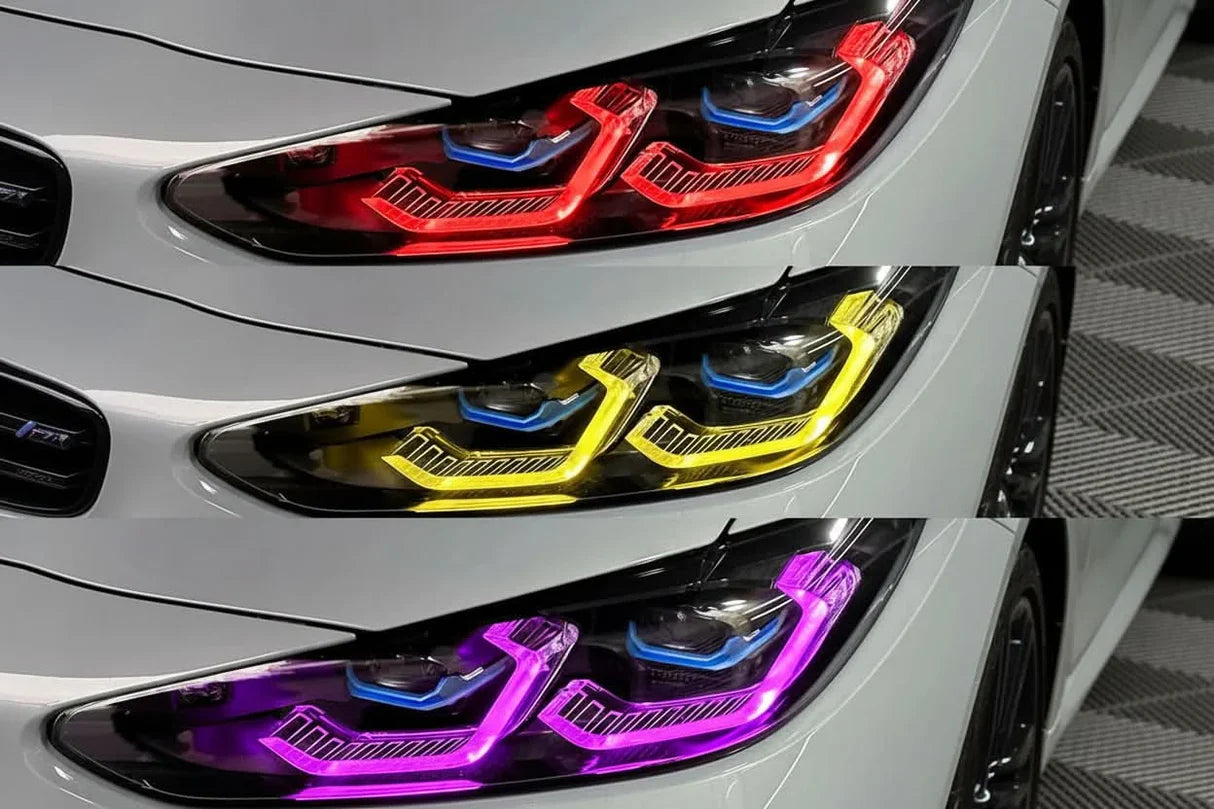 RGB DRL Modules for Laser Headlights – BMW G80 M3 & G82 M4