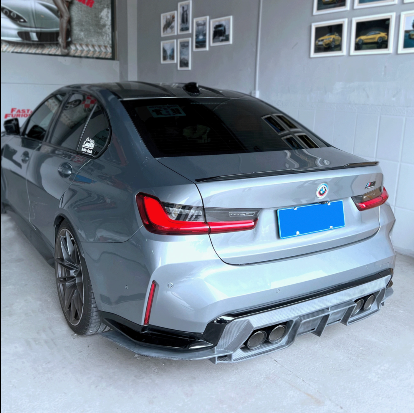 PSM Style Carbon Fiber Diffuser – BMW G80 M3 / G82 M4 | Eterna Motorworks