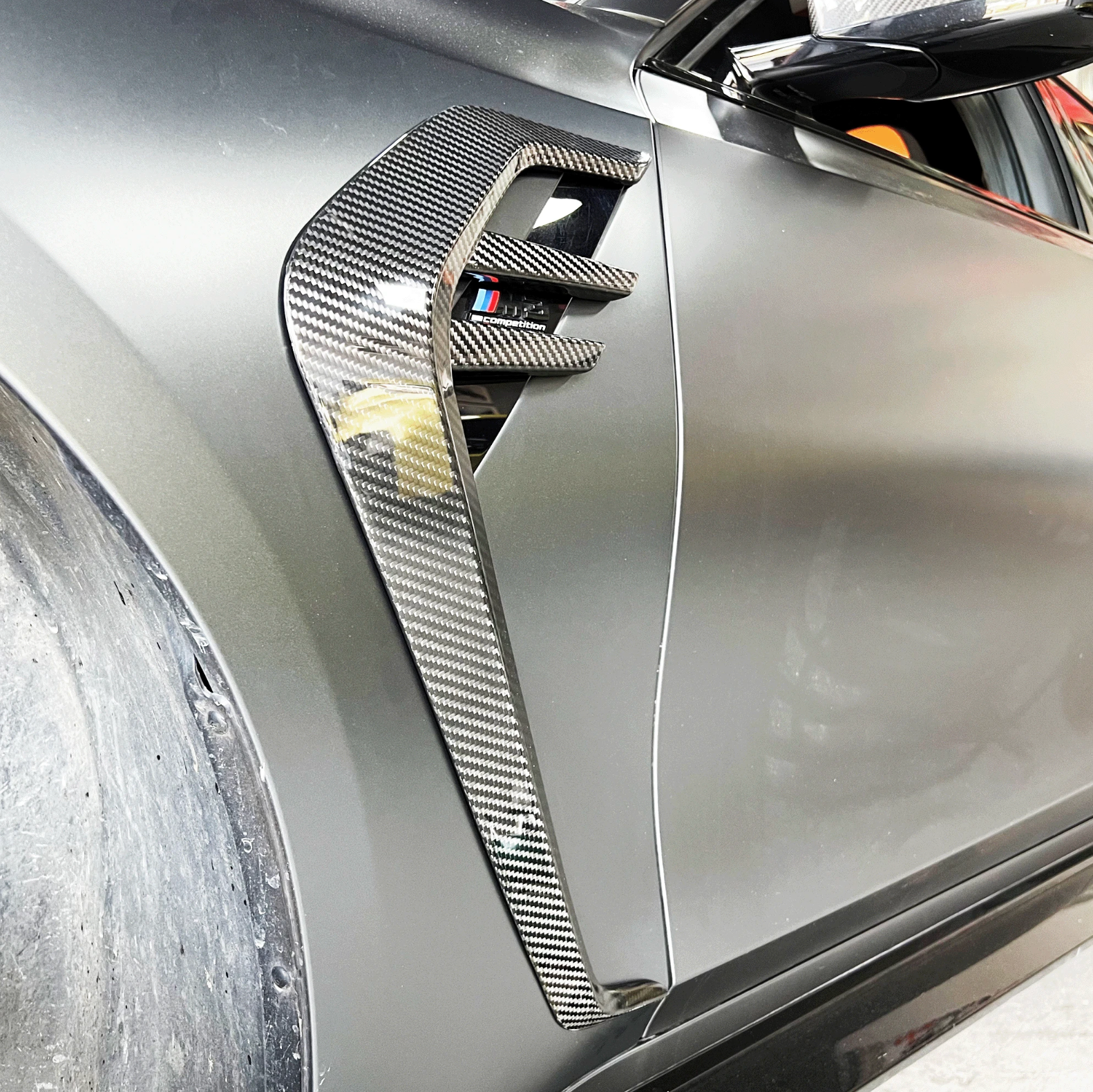 CFA Style Carbon Fiber Side Vents – BMW G80 M3 / G82 M4 | Eterna Motorworks