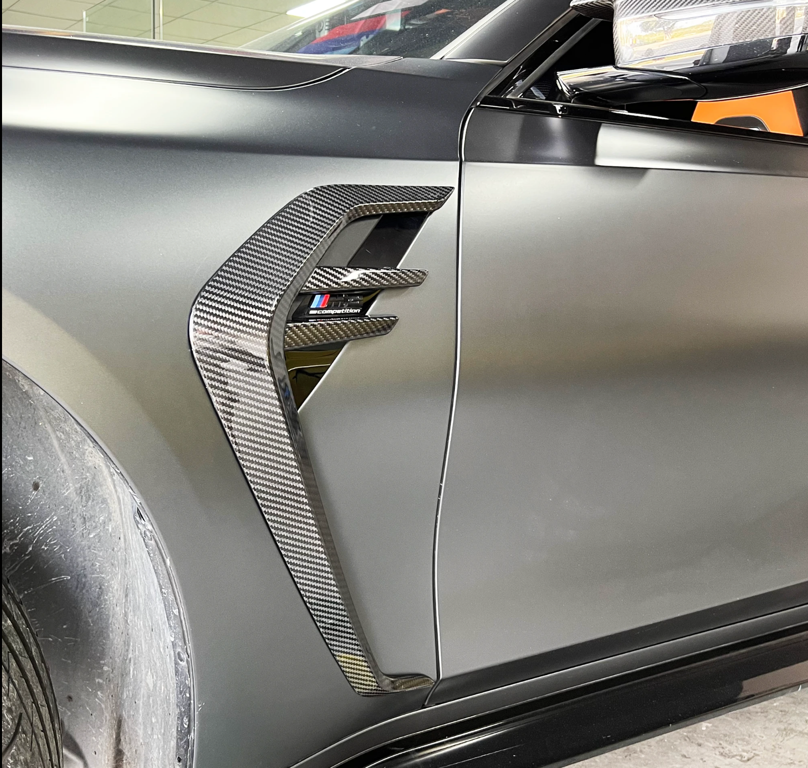 CFA Style Carbon Fiber Side Vents – BMW G80 M3 / G82 M4 | Eterna Motorworks