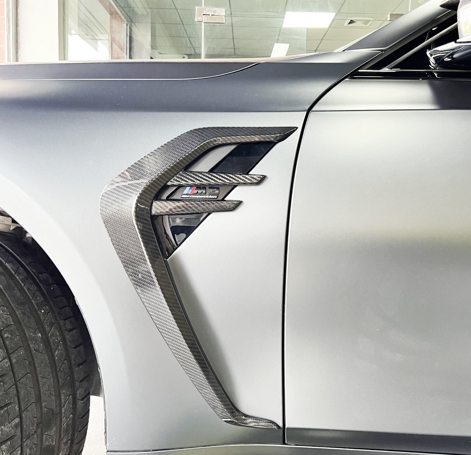 CFA Style Carbon Fiber Side Vents – BMW G80 M3 / G82 M4 | Eterna Motorworks