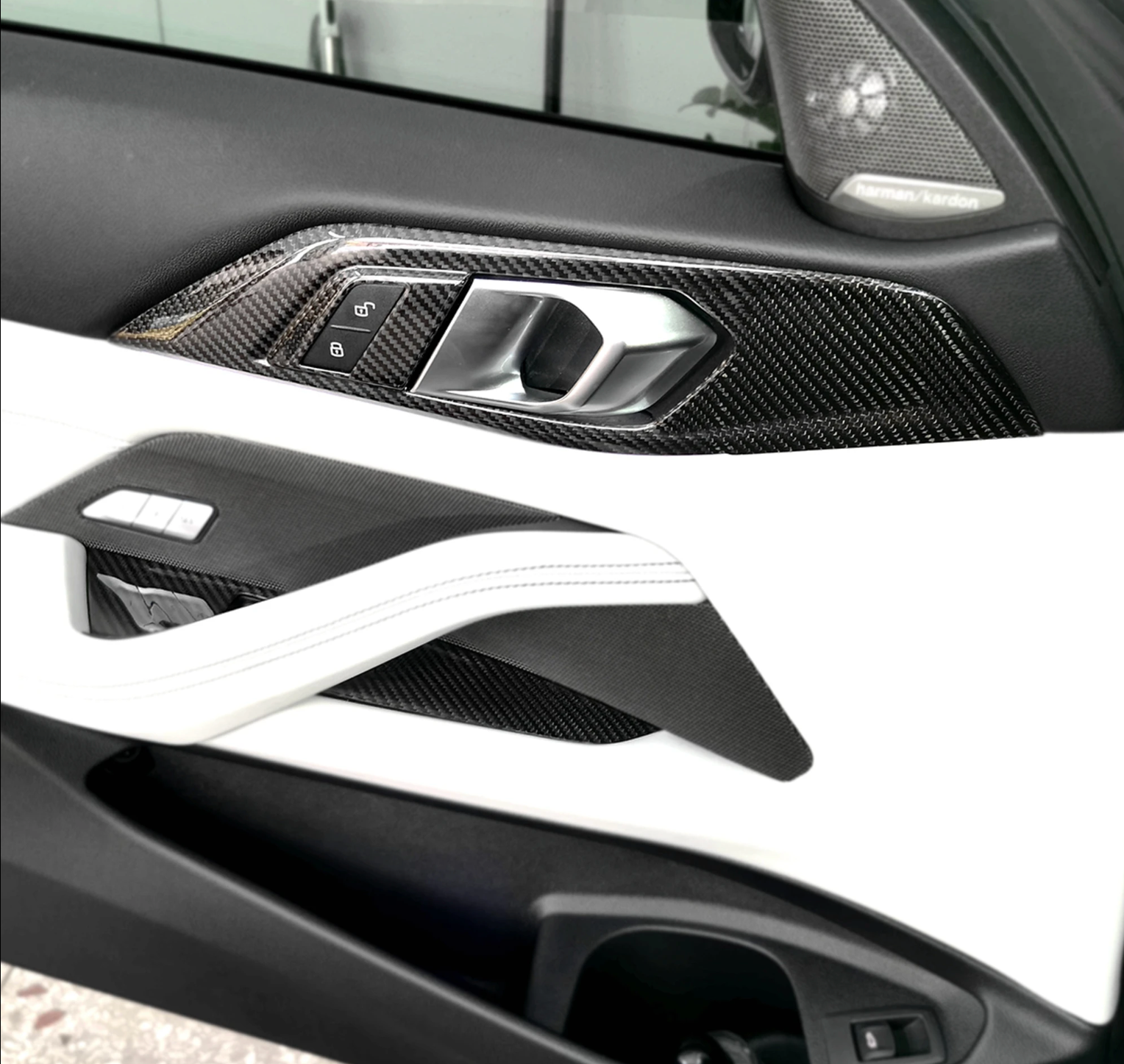 Carbon Fiber Inner Door Trim – BMW G82 M4 / G22 4 Series | Eterna Motorworks