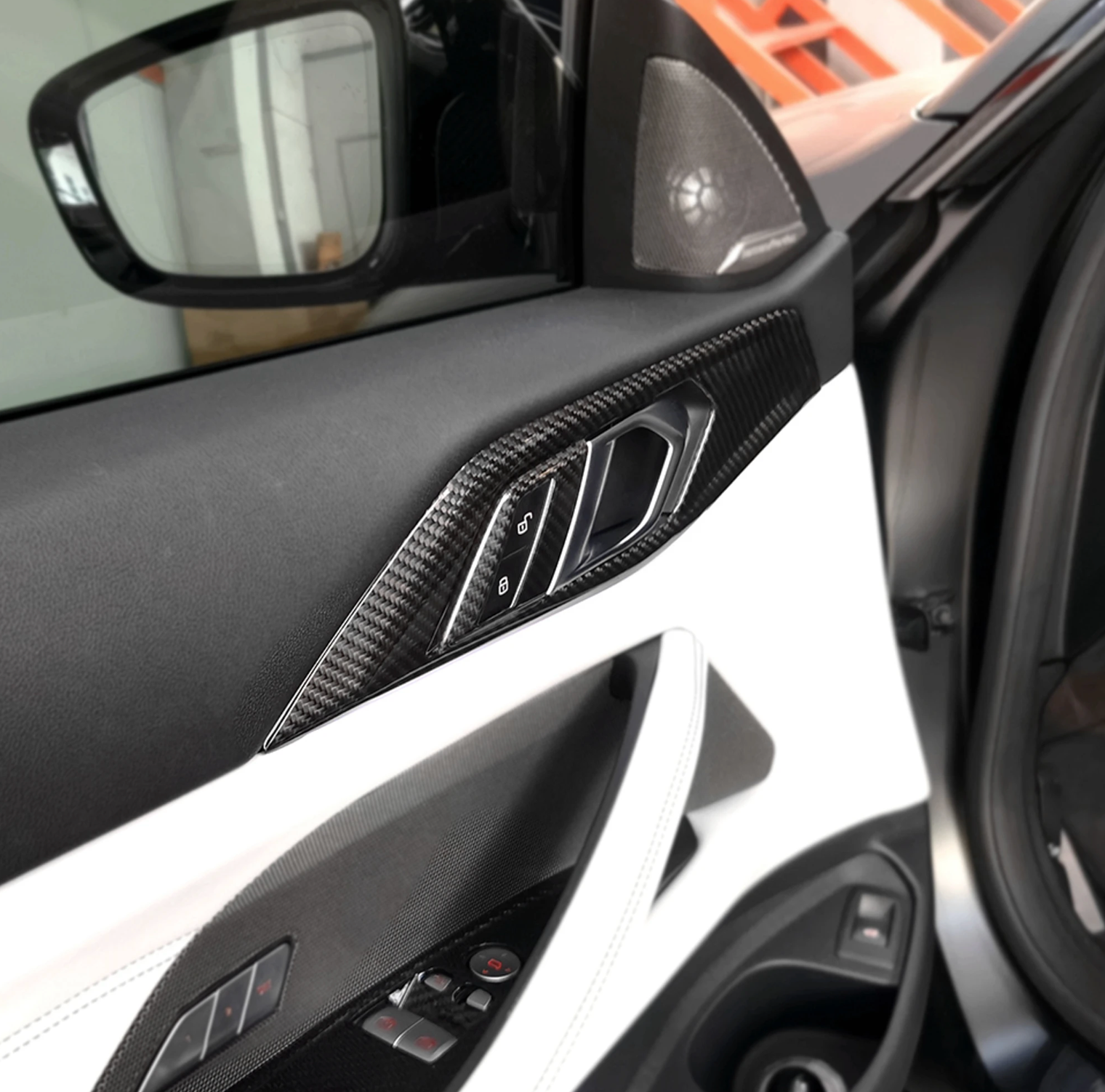 Carbon Fiber Inner Door Trim – BMW G82 M4 / G22 4 Series | Eterna Motorworks