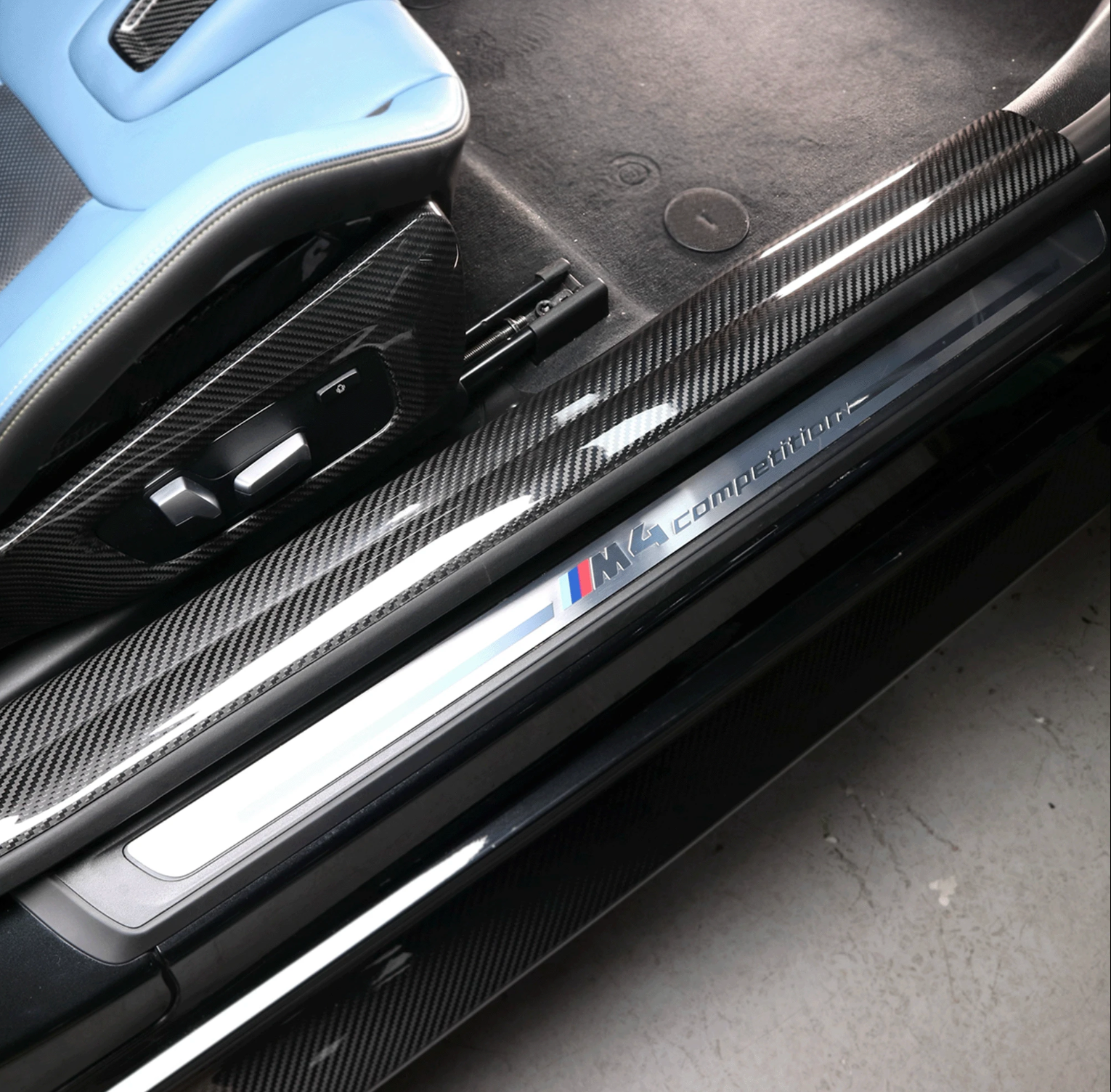 Carbon Fiber Door Sills – BMW G82 M4 / G83 M4 / G22 4 Series | Eterna Motorworks