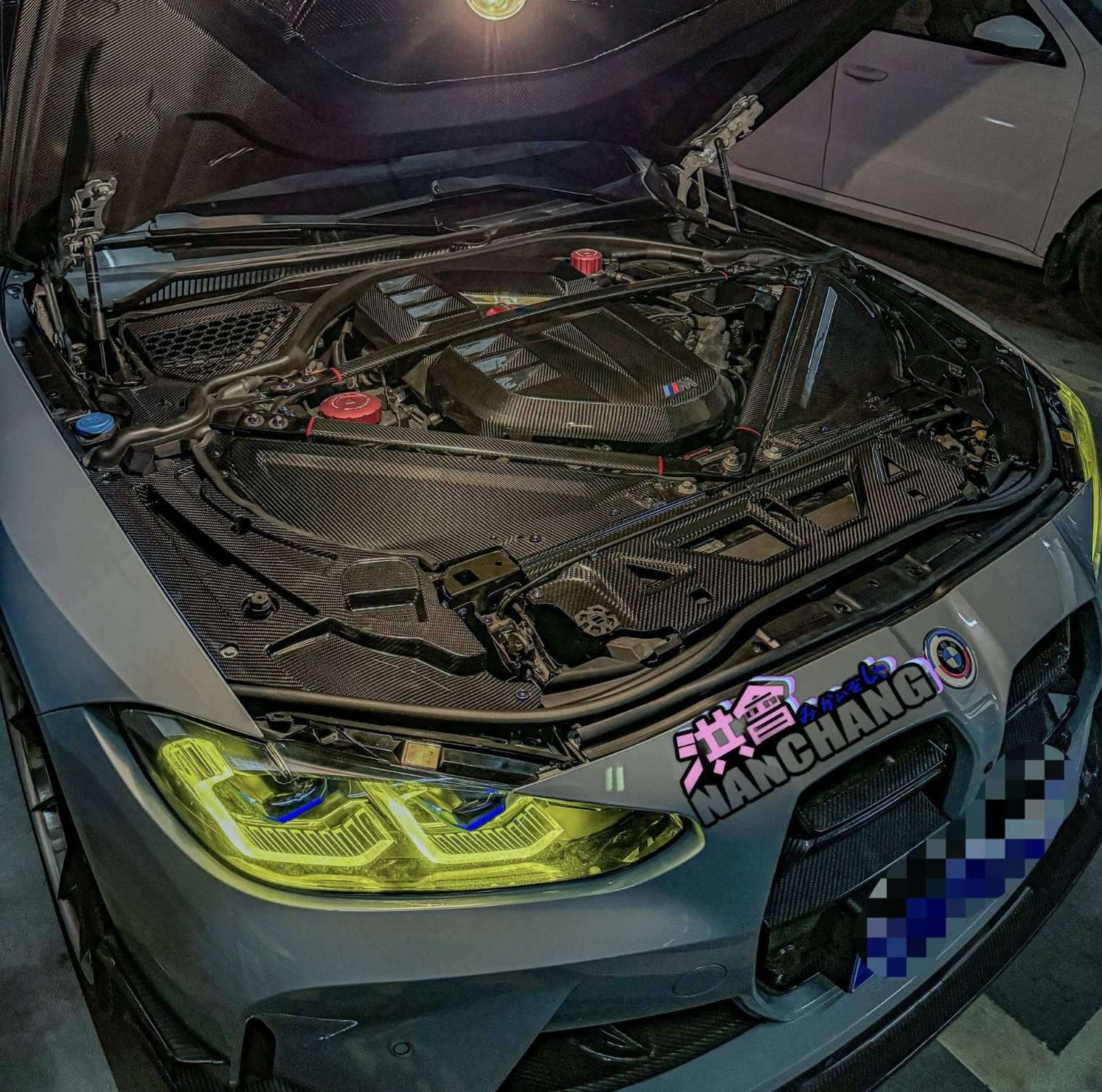 Carbon Fiber Engine Bay Trim – BMW G80 M3 / G82 M4 | Eterna Motorworks