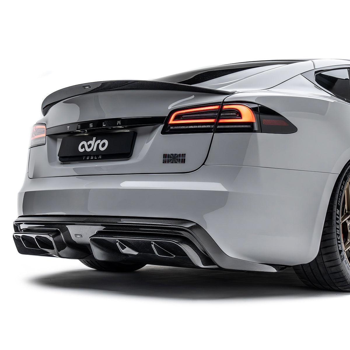 Tesla Model S Carbon Fiber Rear Spoiler