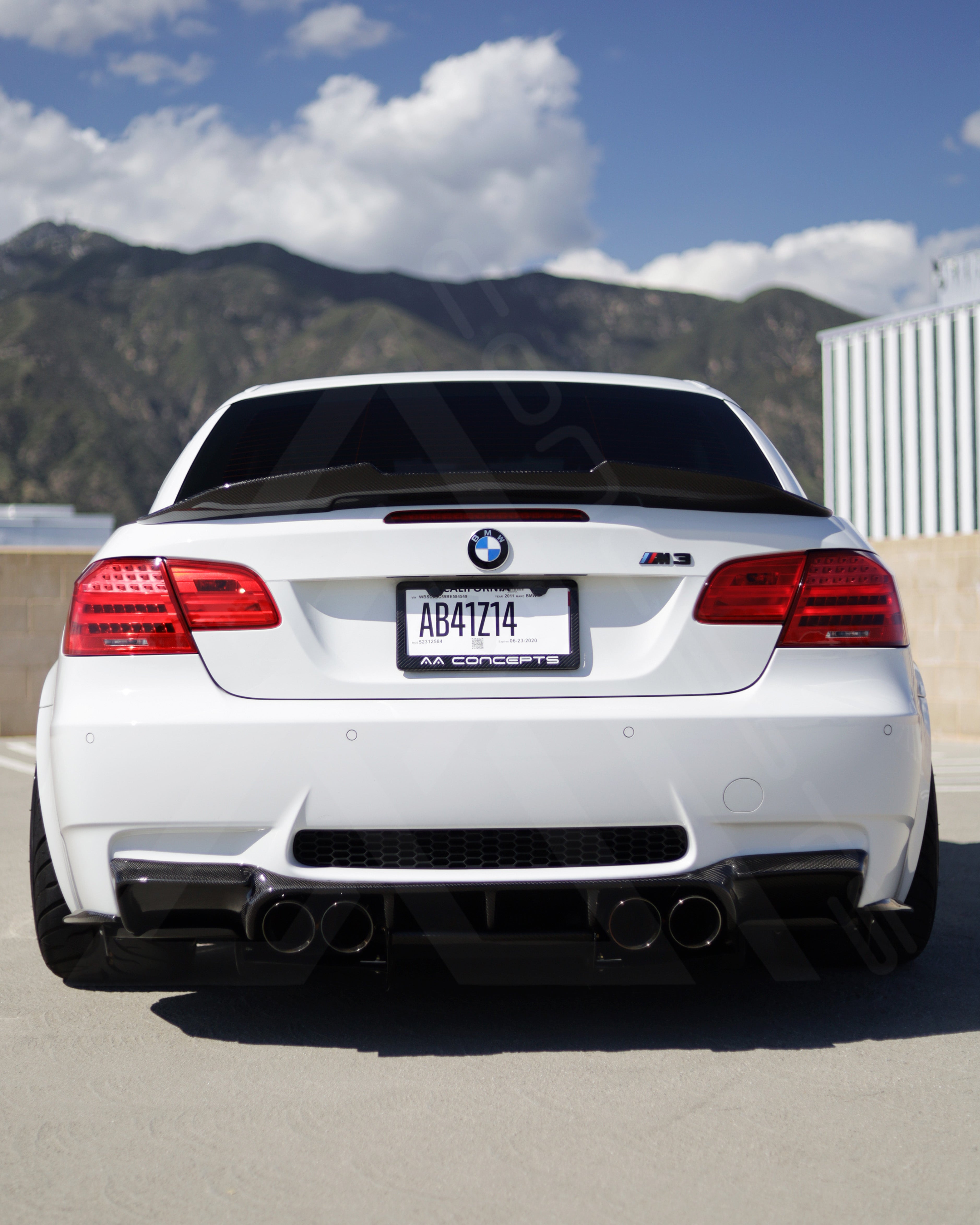 V Style Carbon Fiber Undertray Diffuser – BMW E90 / E92 / E93 M3 | Eterna Motorworks