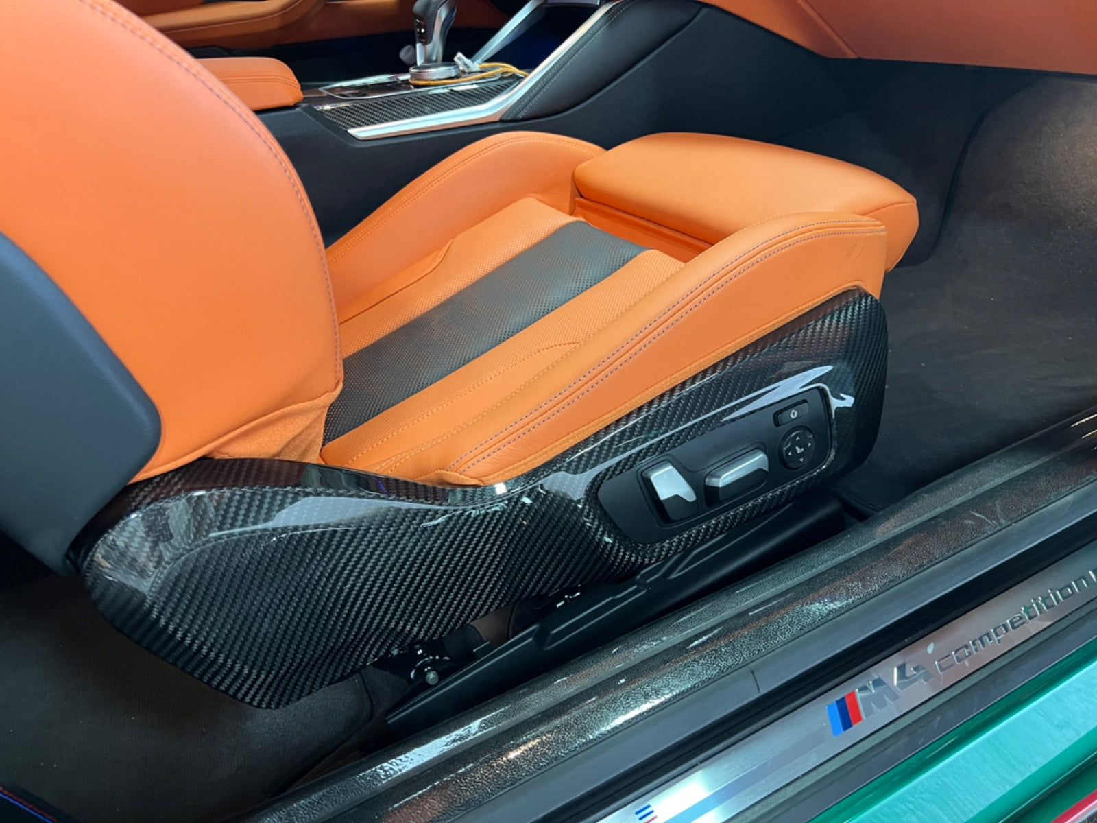 Carbon Fiber Side Seat Trim – BMW G80 M3 / G82 M4 | Eterna Motorworks