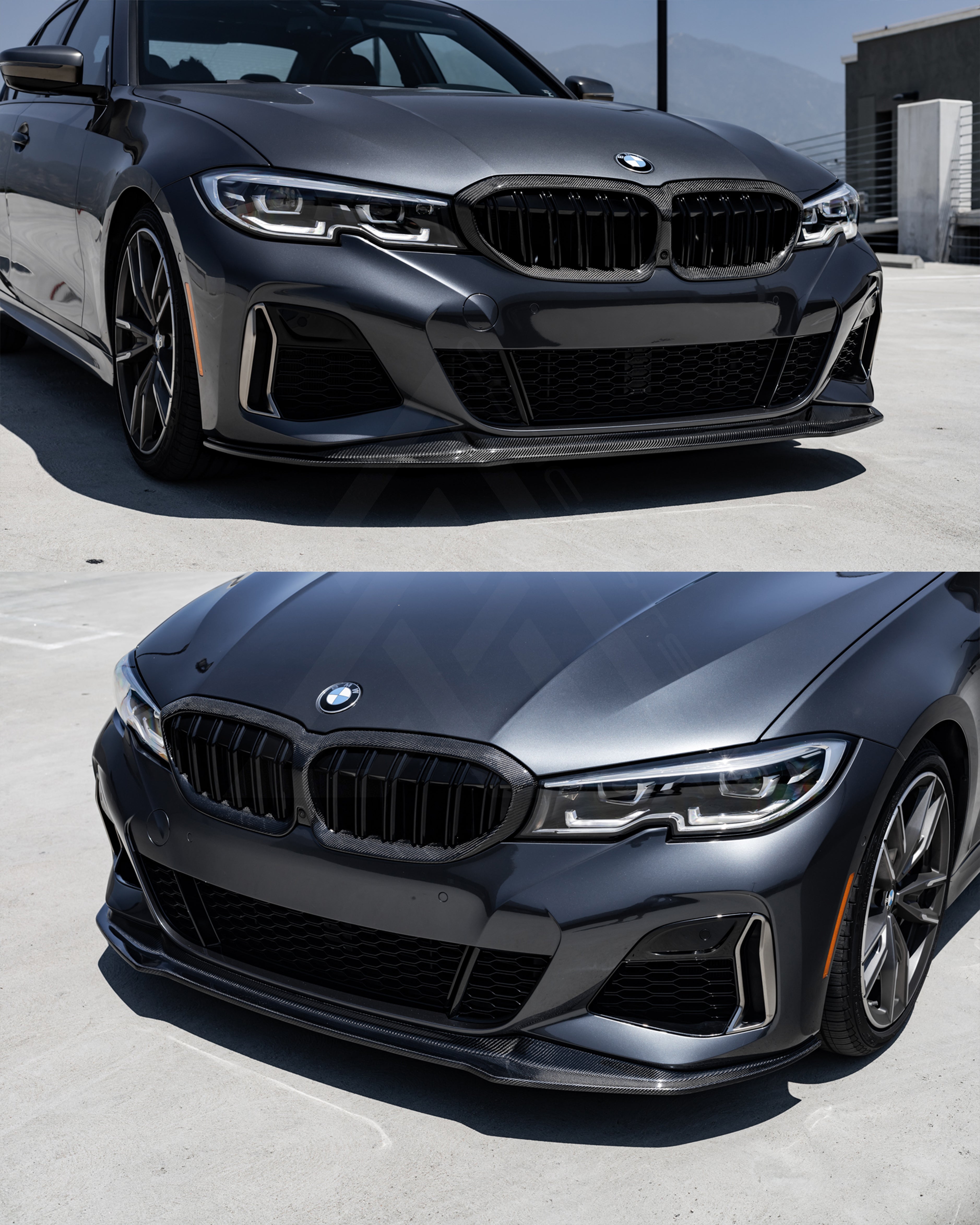 Signature Series Carbon Fiber Front Lip – BMW G20 M340i / 3 Series | Eterna Motorworks
