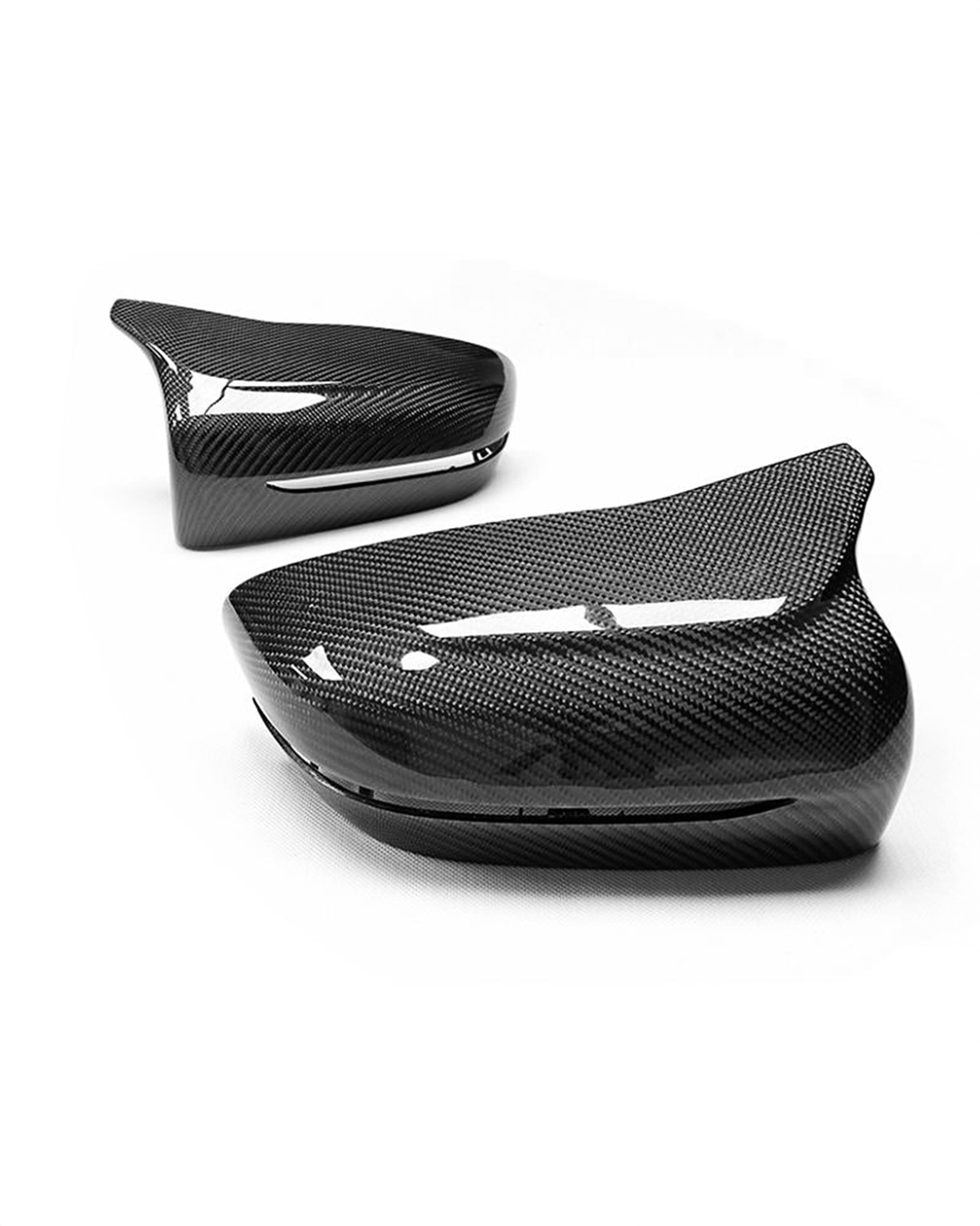 Carbon Fiber M Style Replacement Mirror Caps – BMW G20 M340I / G30 3 Series & G14 / G15 / G16 / G22 / G23