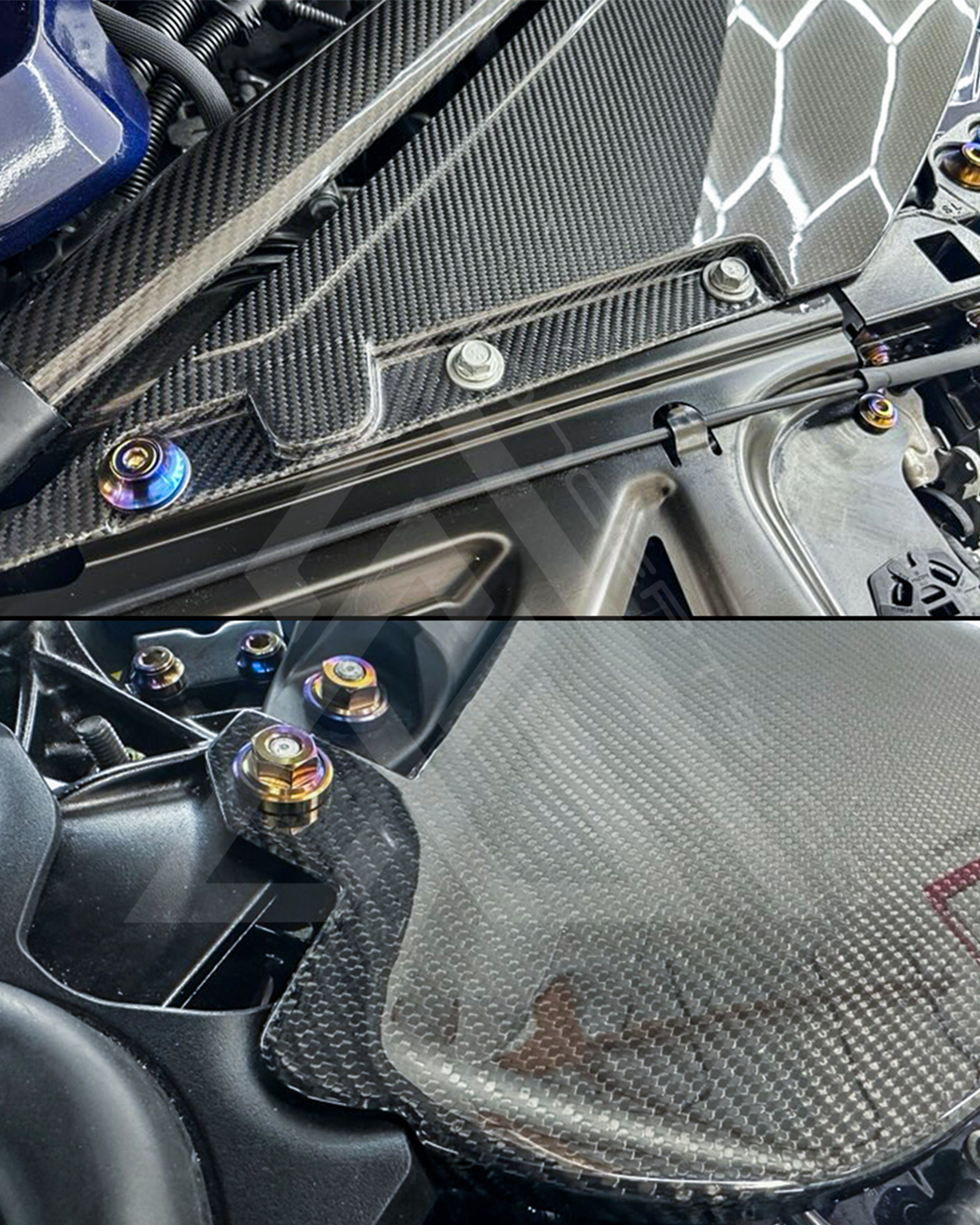 Carbon Fiber Engine Intake Covers – BMW G80 M3 / G82 G83 M4 / G87 M2 | Eterna Motorworks