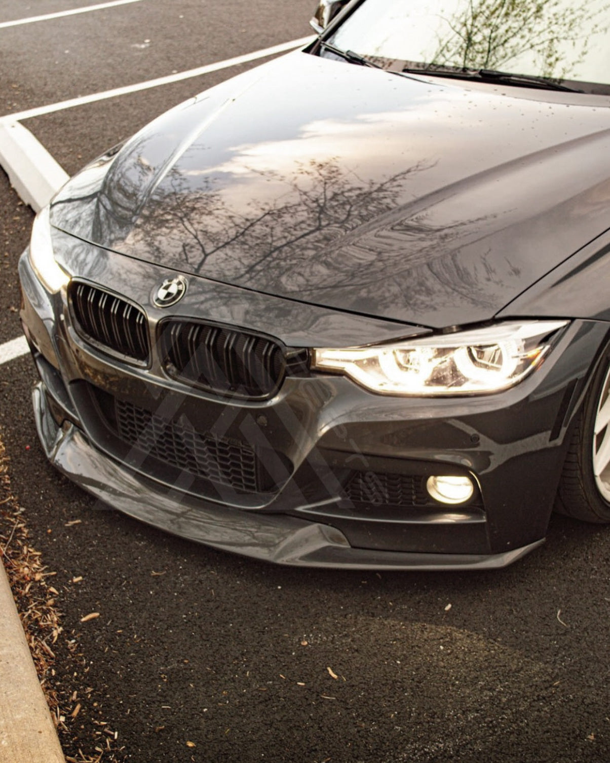 JHP Style Carbon Fiber Front Lip – BMW F30 / F31 M-Sport Bumper | Eterna Motorworks