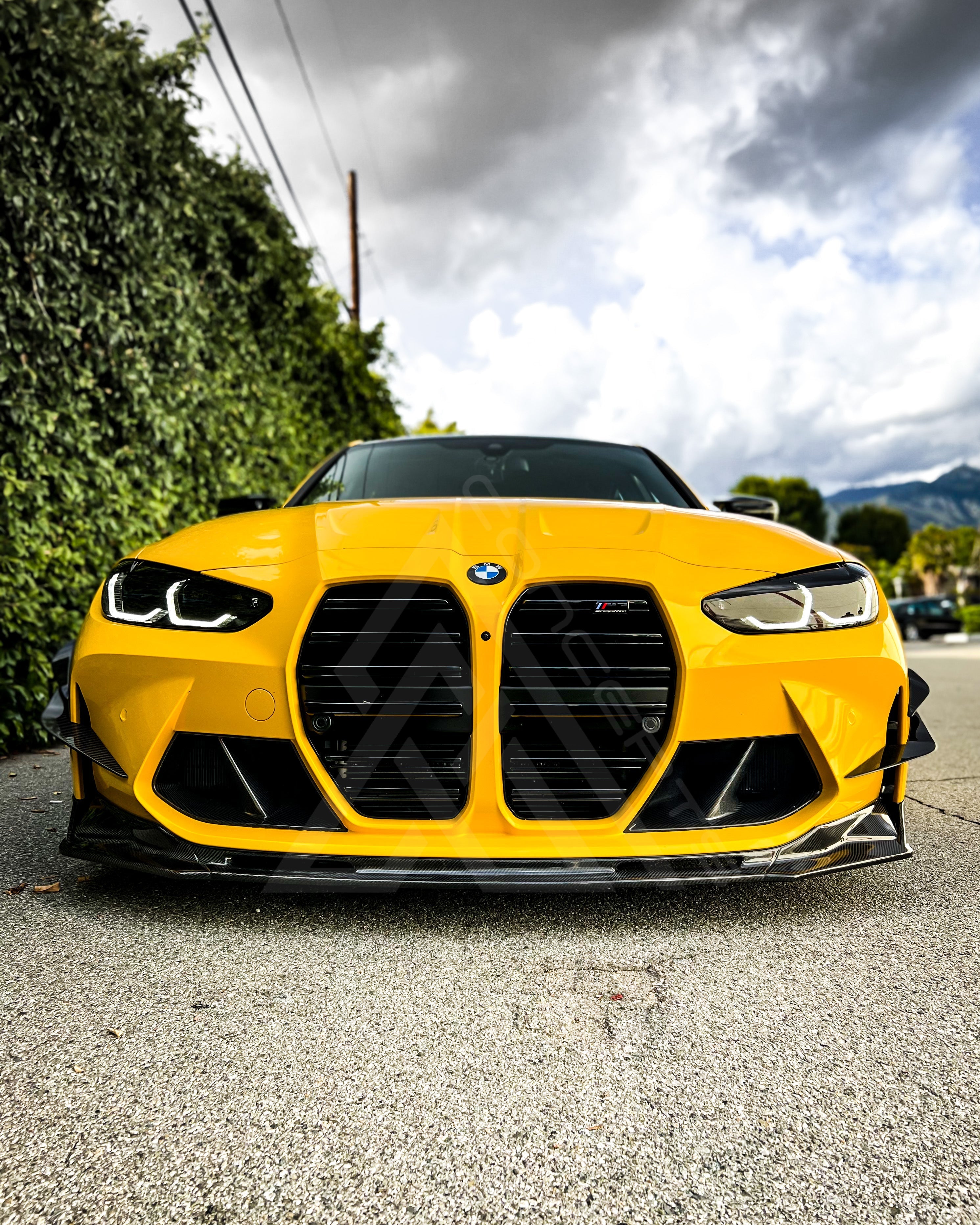 Carbon Fiber V-Style Front Lip – BMW G80 M3 / G82 G83 M4 | Eterna Motorworks