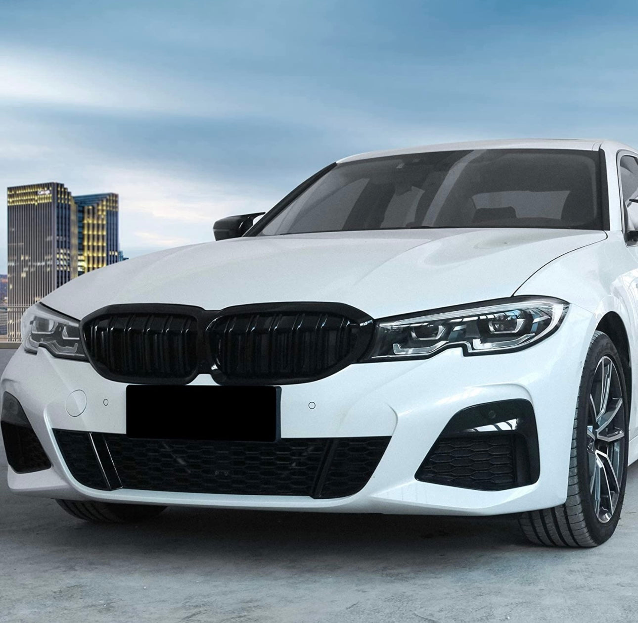 Gloss Black Front Kidney Grille – BMW G20 3 Series | Eterna Motorworks