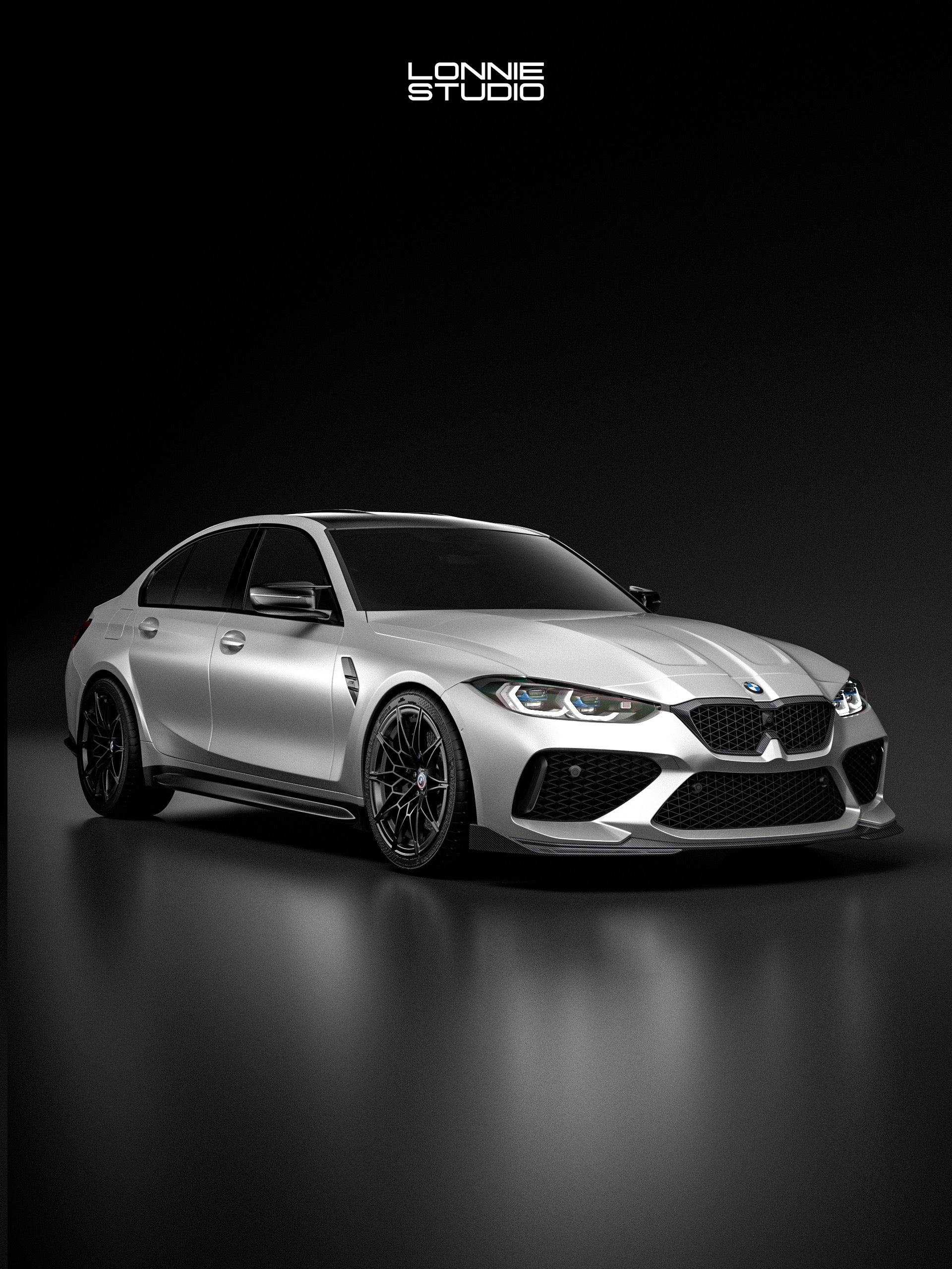 Lonnie Studio G8X Carbon Fiber Front Bumper – BMW G80 M3 / G82 M4